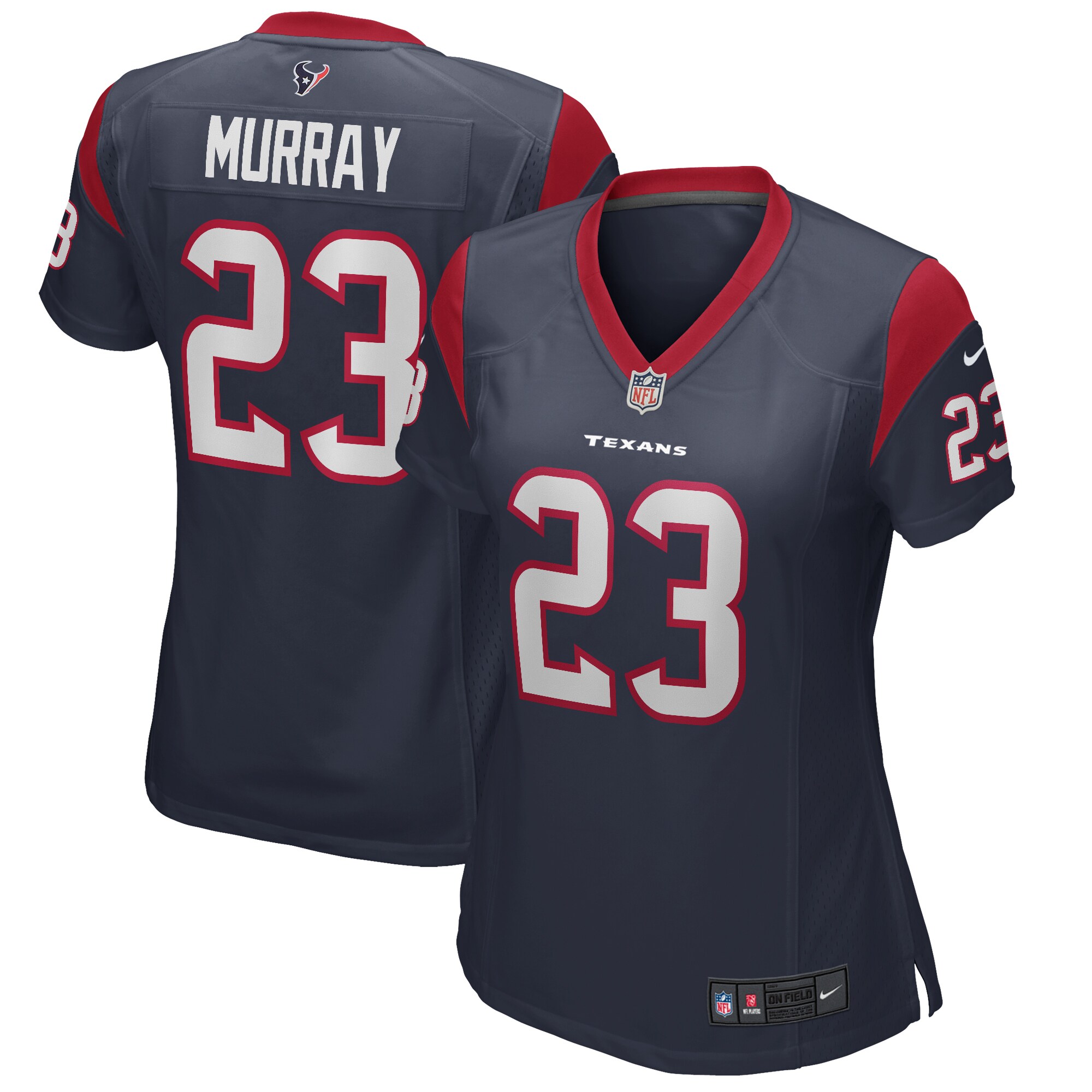 Women's Houston Texans Eric Murray Navy Player Game Jersey JS6164 nicesnker