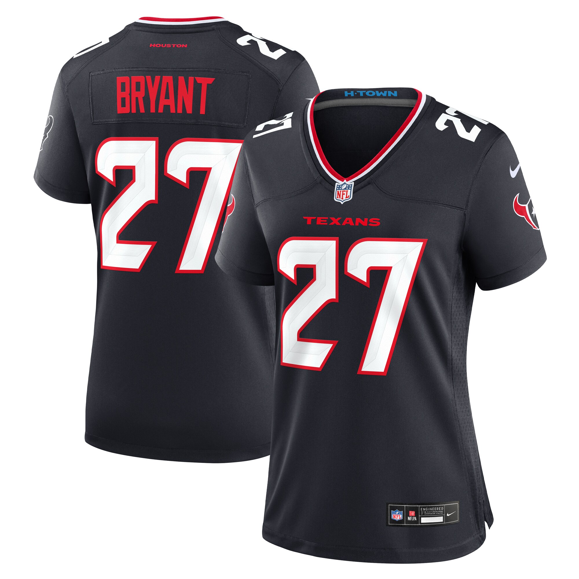 Women's Houston Texans Myles Bryant Navy Team Game Jersey JS5161 nicesnker