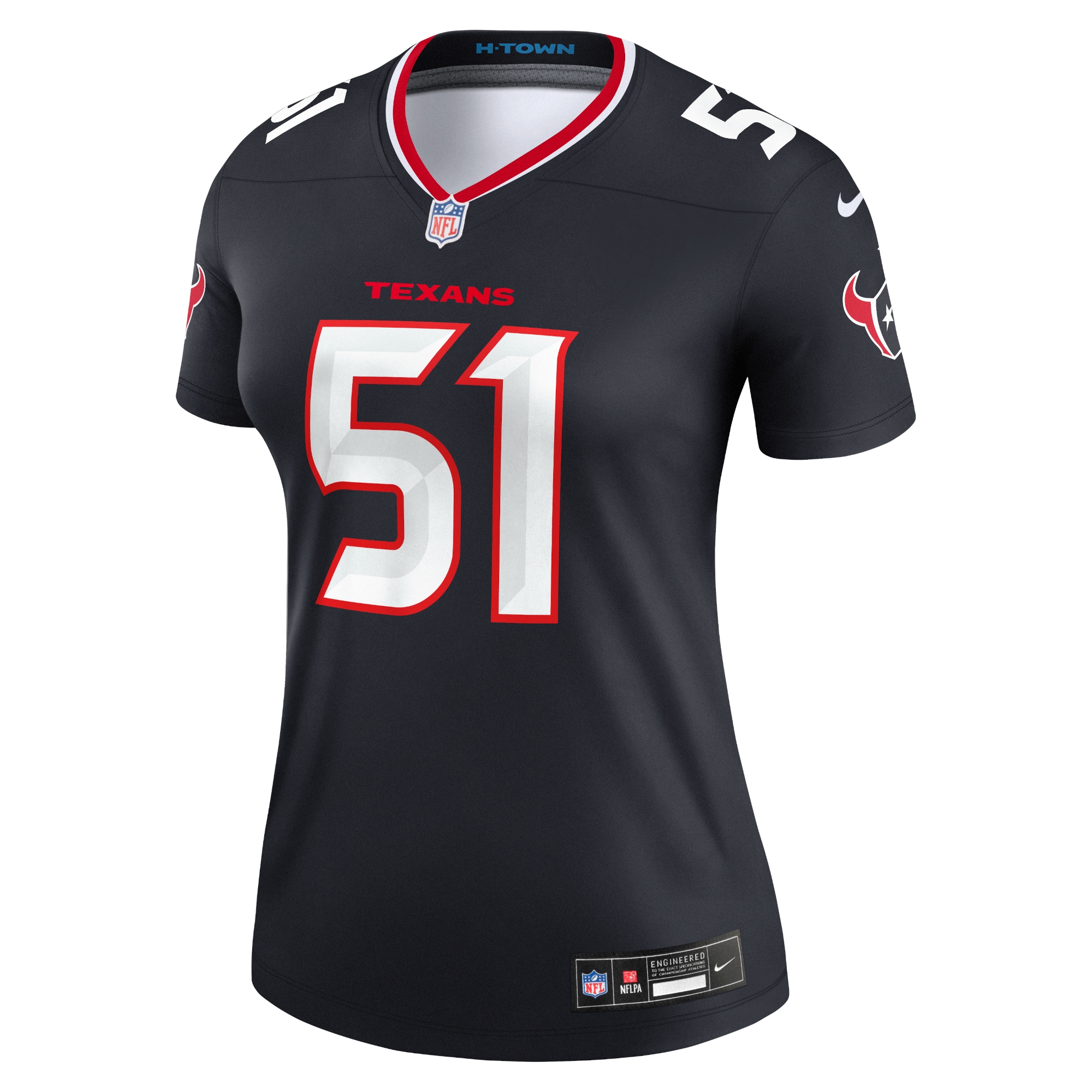 Alternative view of Women's Houston Texans Will Anderson Jr. Navy Legend Player Performance Top JS3204 nicesnker