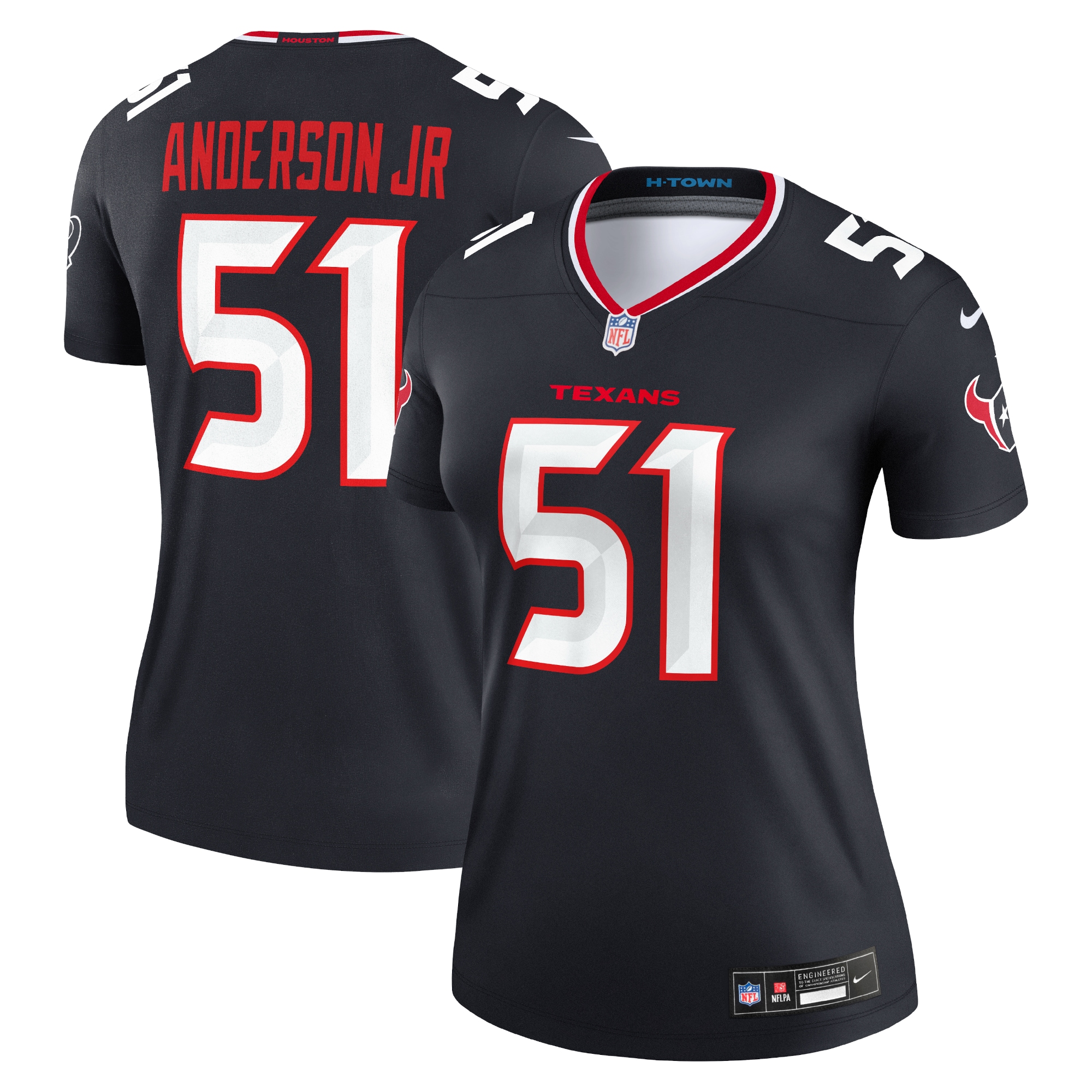 Women's Houston Texans Will Anderson Jr. Navy Legend Player Performance Top JS3204 nicesnker