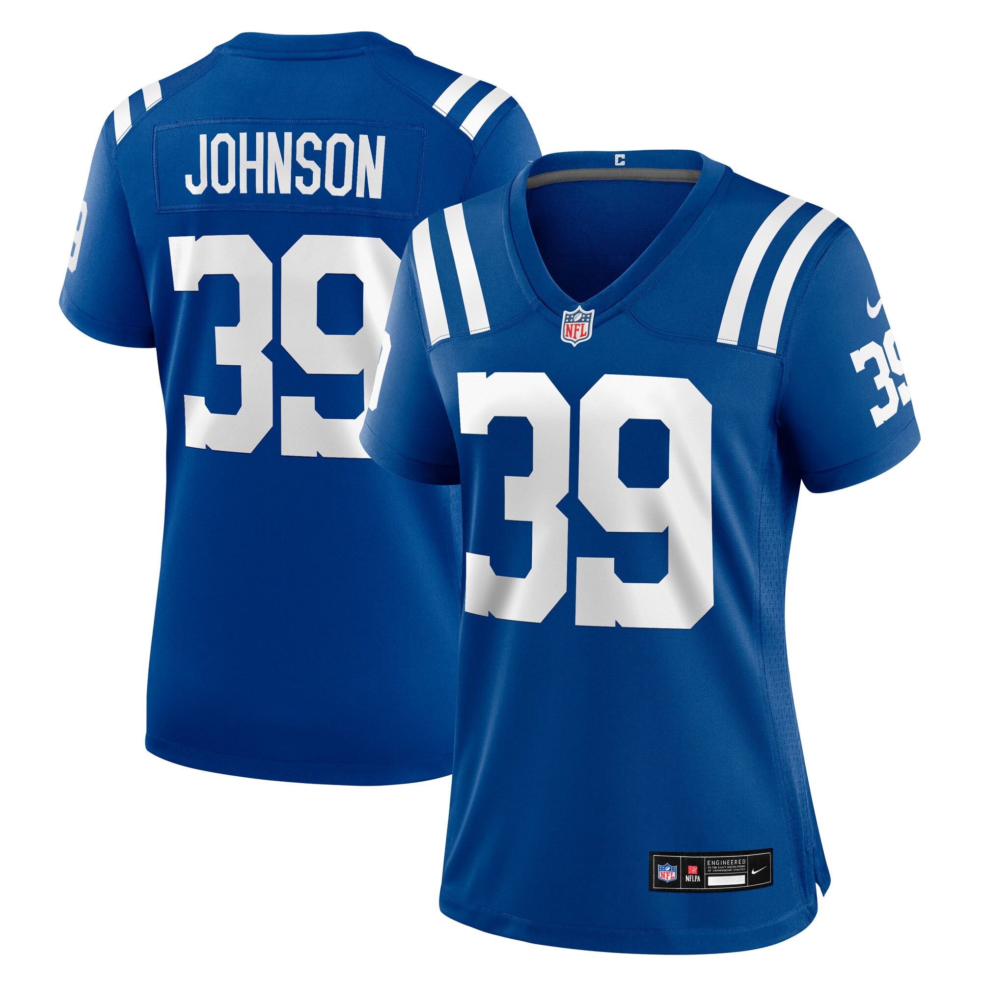 Women's Indianapolis Colts Alex Johnson Royal Team Game Jersey JS5397 nicesnker