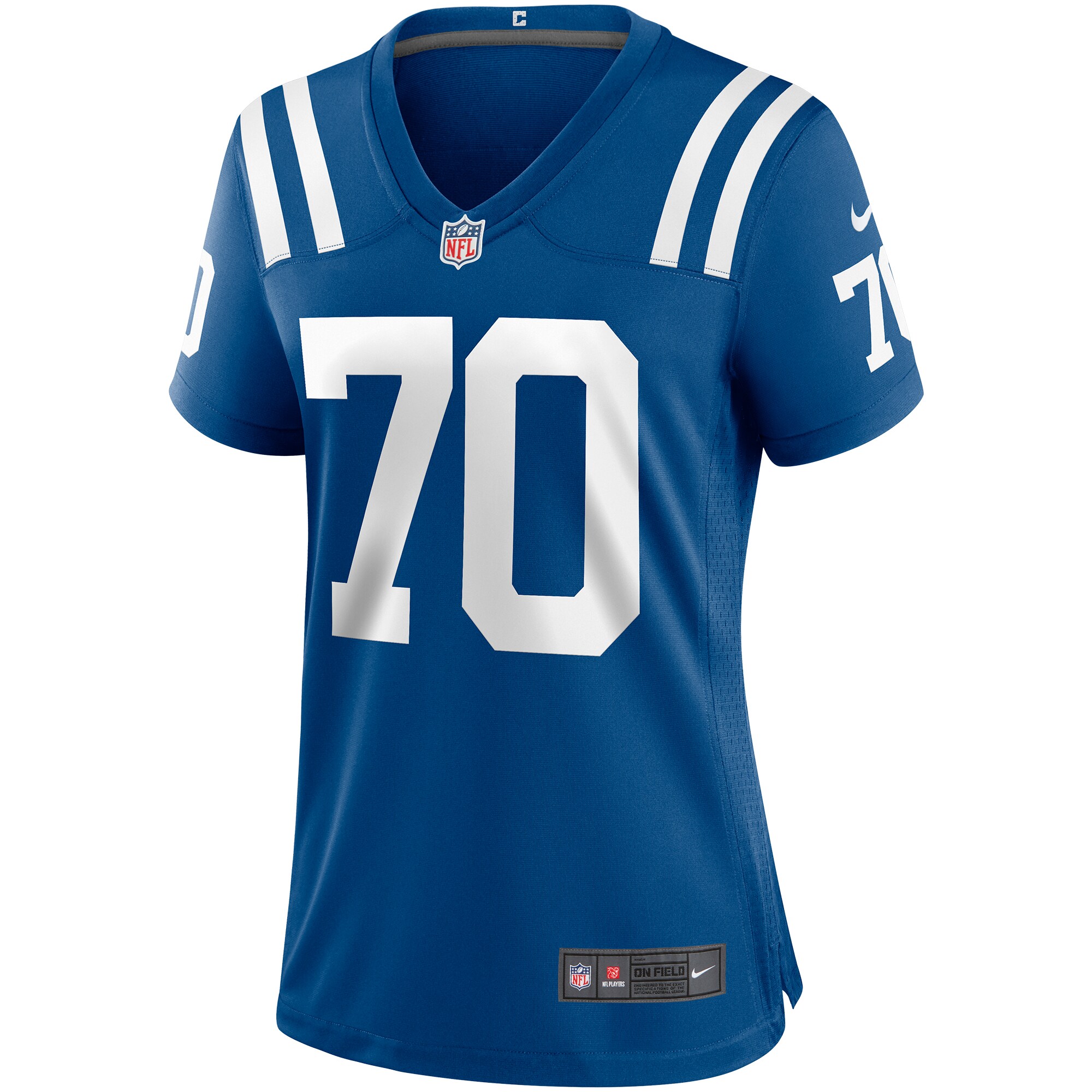 Alternative view of Women's Indianapolis Colts Art Donovan Royal Game Retired Player Jersey JS7494 nicesnker