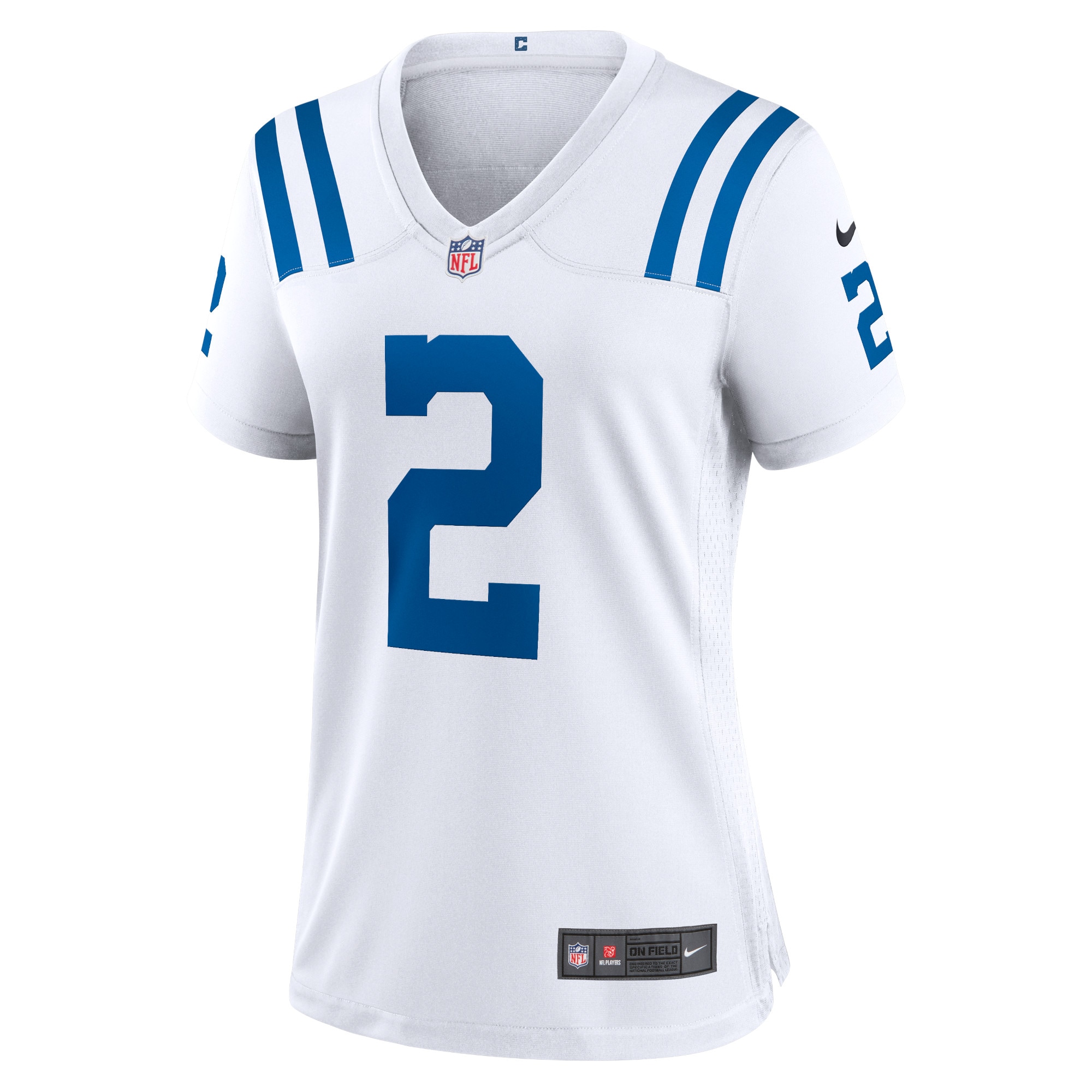 Alternative view of Women's Indianapolis Colts Carson Wentz White Game Jersey JS3445 nicesnker
