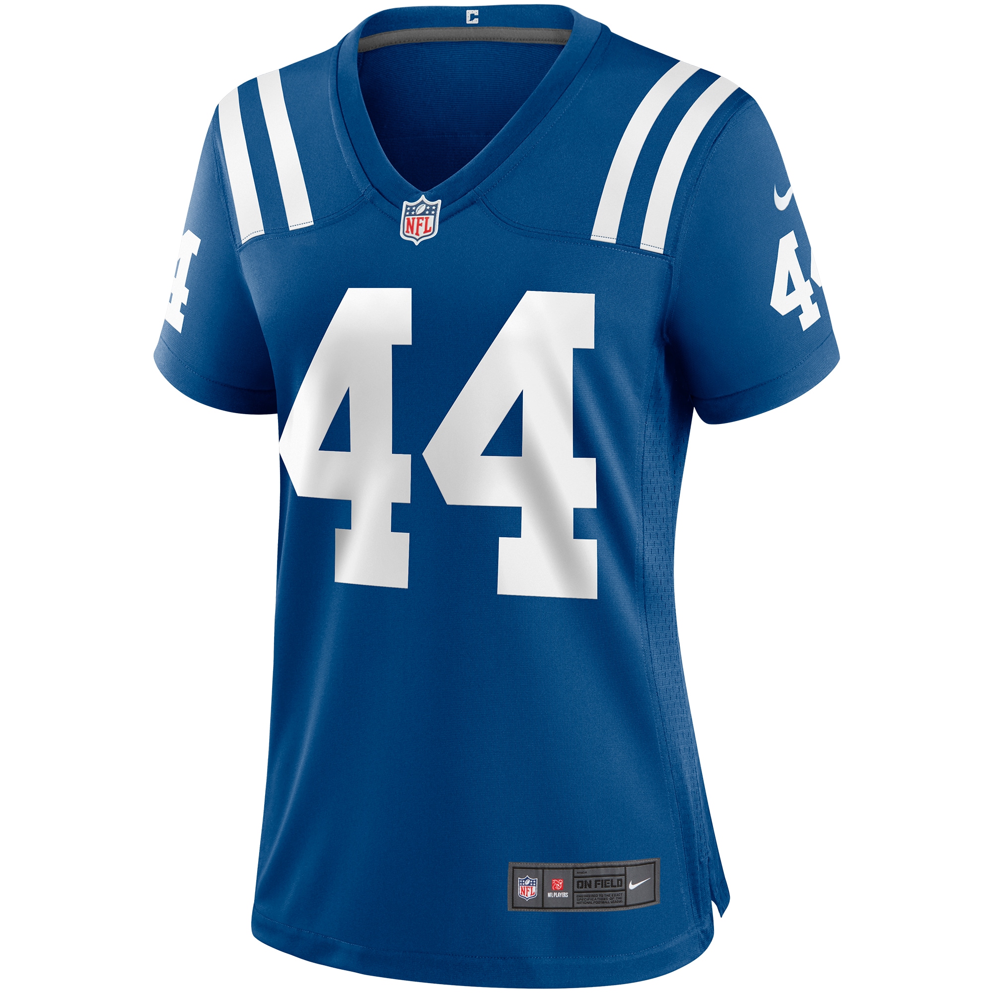 Alternative view of Women's Indianapolis Colts Dallas Clark Royal Game Retired Player Jersey JS6906 nicesnker