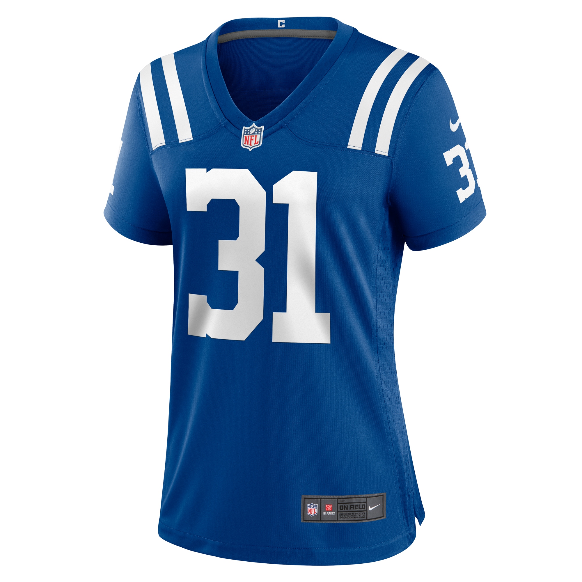 Alternative view of Women's Indianapolis Colts Daniel Scott Royal Game Jersey JS3276 nicesnker