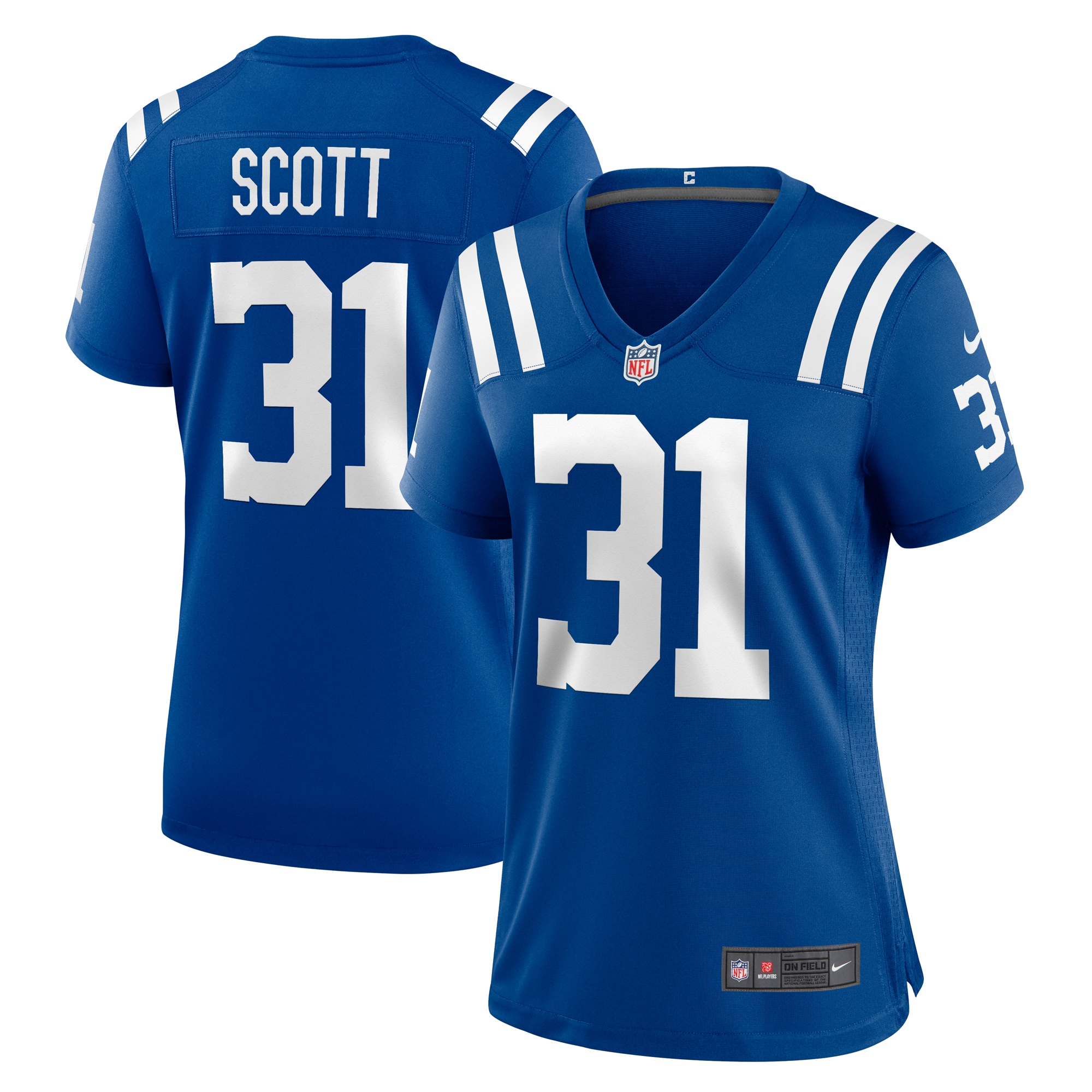 Women's Indianapolis Colts Daniel Scott Royal Game Jersey JS3276 nicesnker