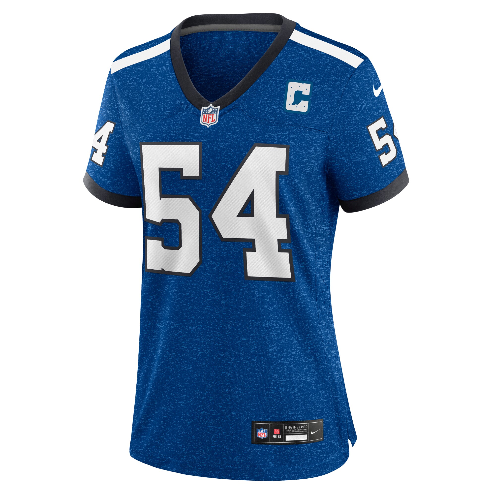 Alternative view of Women's Indianapolis Colts Dayo Odeyingbo Royal Indiana Nights Alternate Game Jersey JS7814 nicesnker