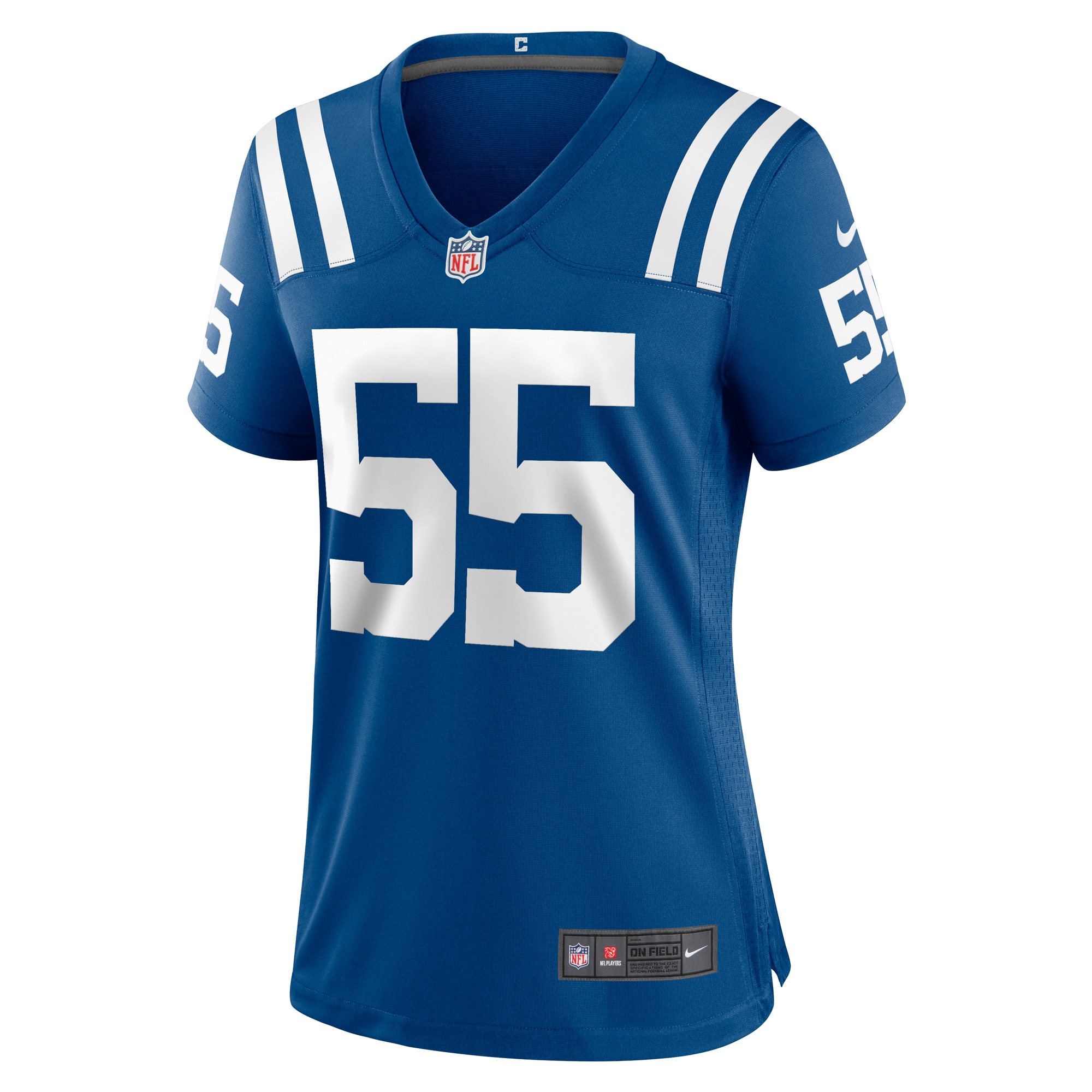 Alternative view of Women's Indianapolis Colts Isaiah Land Royal Team Game Jersey JS2469 nicesnker