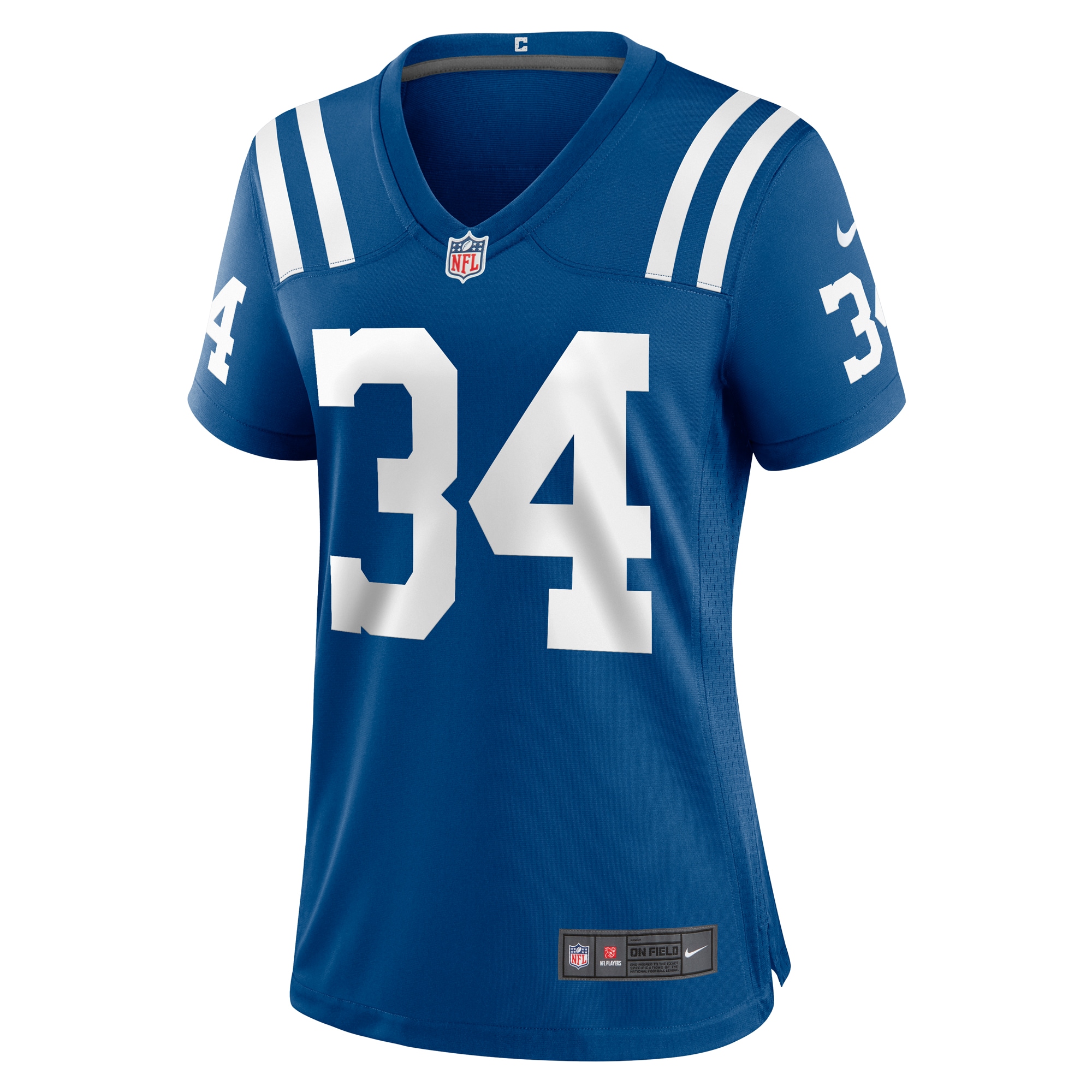 Alternative view of Women's Indianapolis Colts Jake Funk Royal Team Game Jersey JS8409 nicesnker