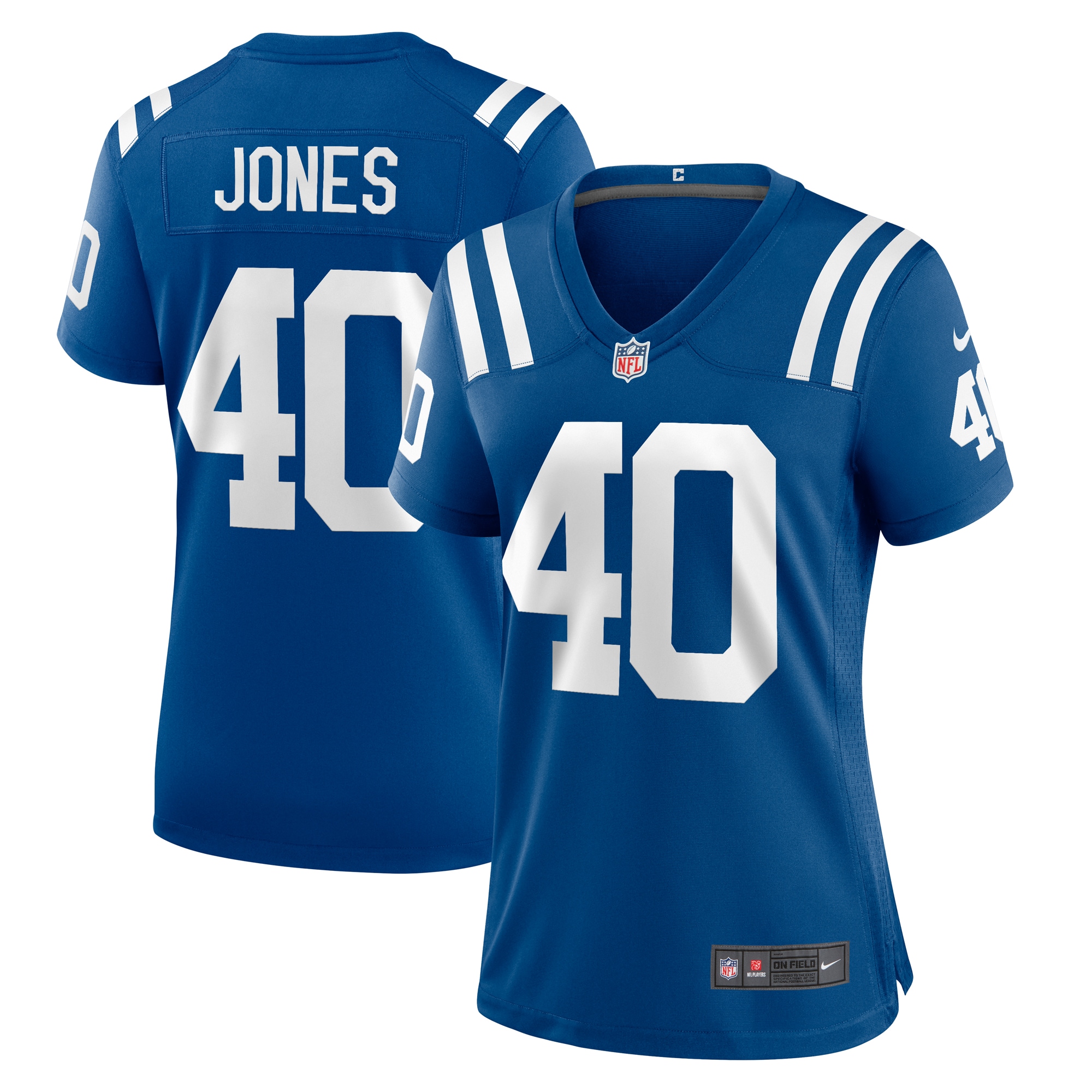Women's Indianapolis Colts Jaylon Jones Royal Team Game Jersey JS3953 nicesnker