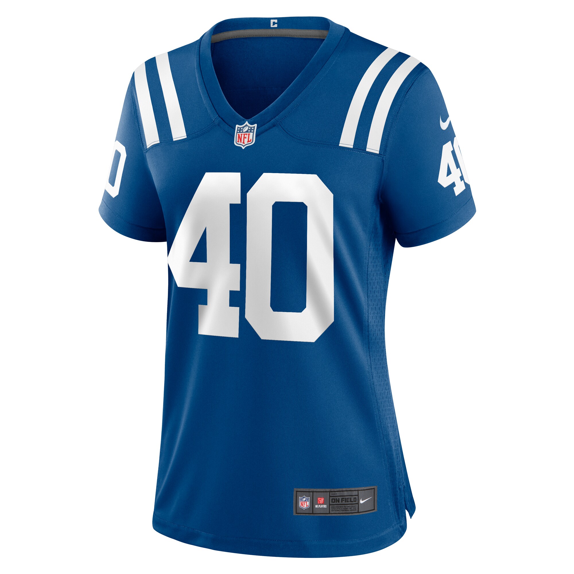 Alternative view of Women's Indianapolis Colts Jaylon Jones Royal Team Game Jersey JS3953 nicesnker