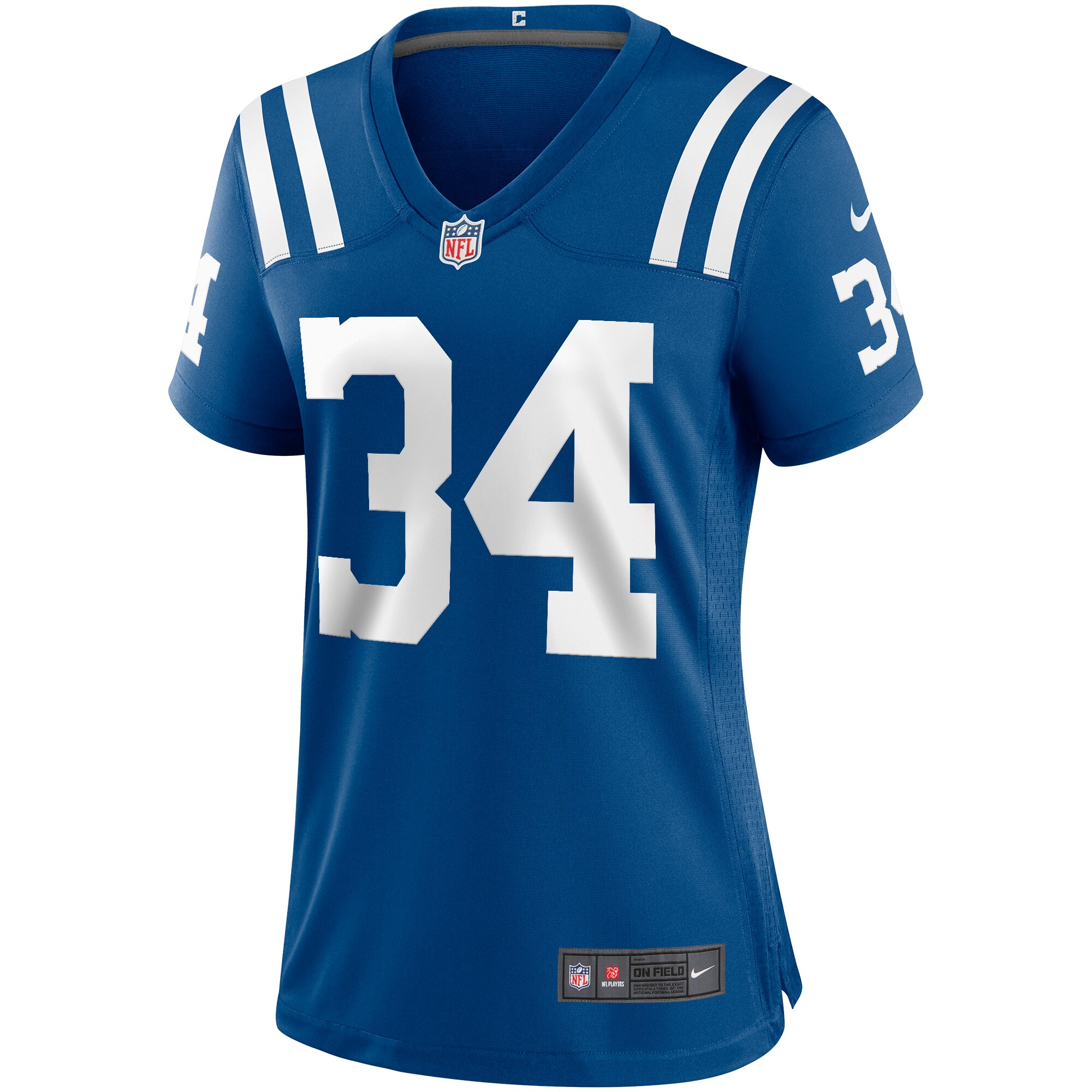 Alternative view of Women's Indianapolis Colts Joe Perry Royal Game Retired Player Jersey JS4106 nicesnker