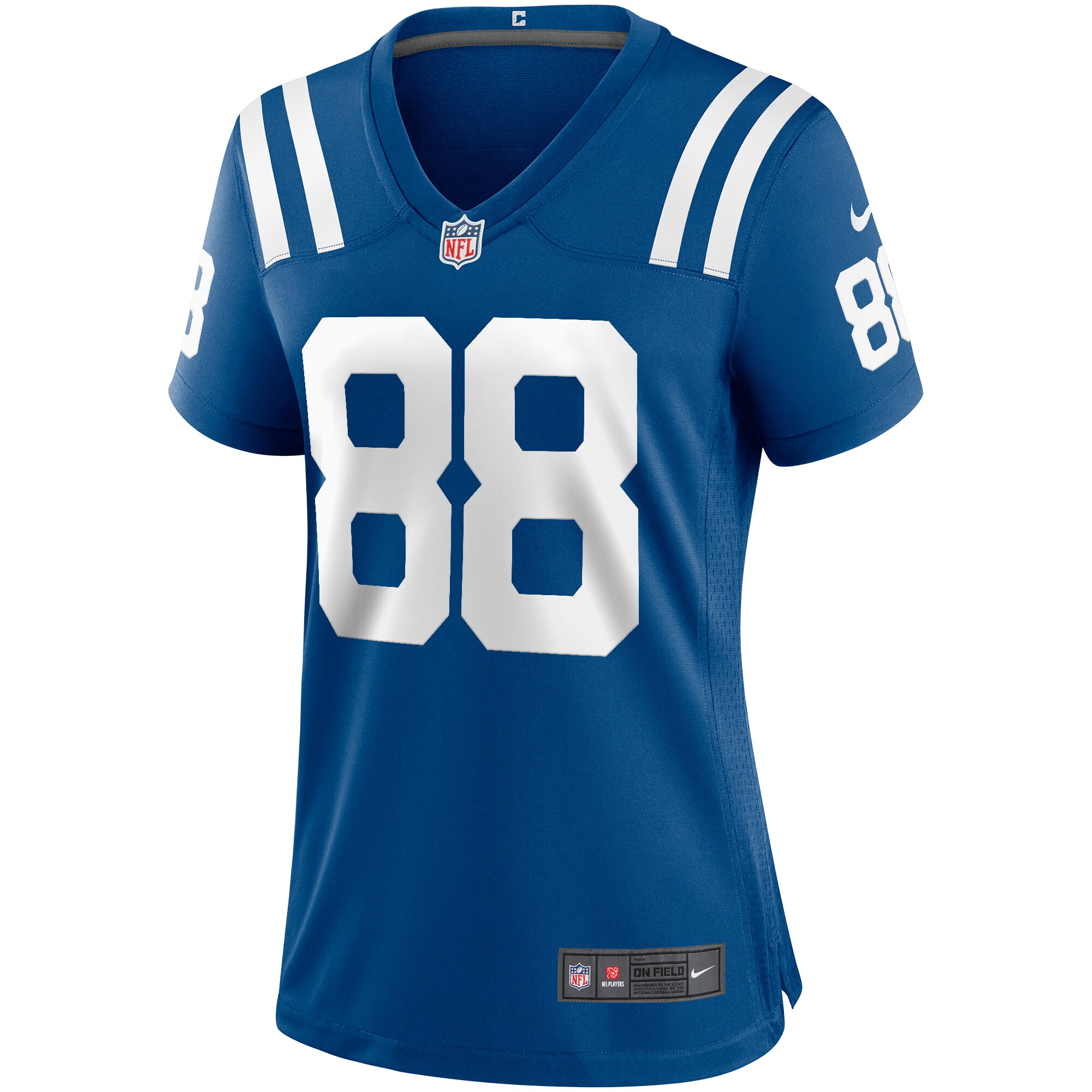 Alternative view of Women's Indianapolis Colts John Mackey Royal Game Retired Player Jersey JS3503 nicesnker