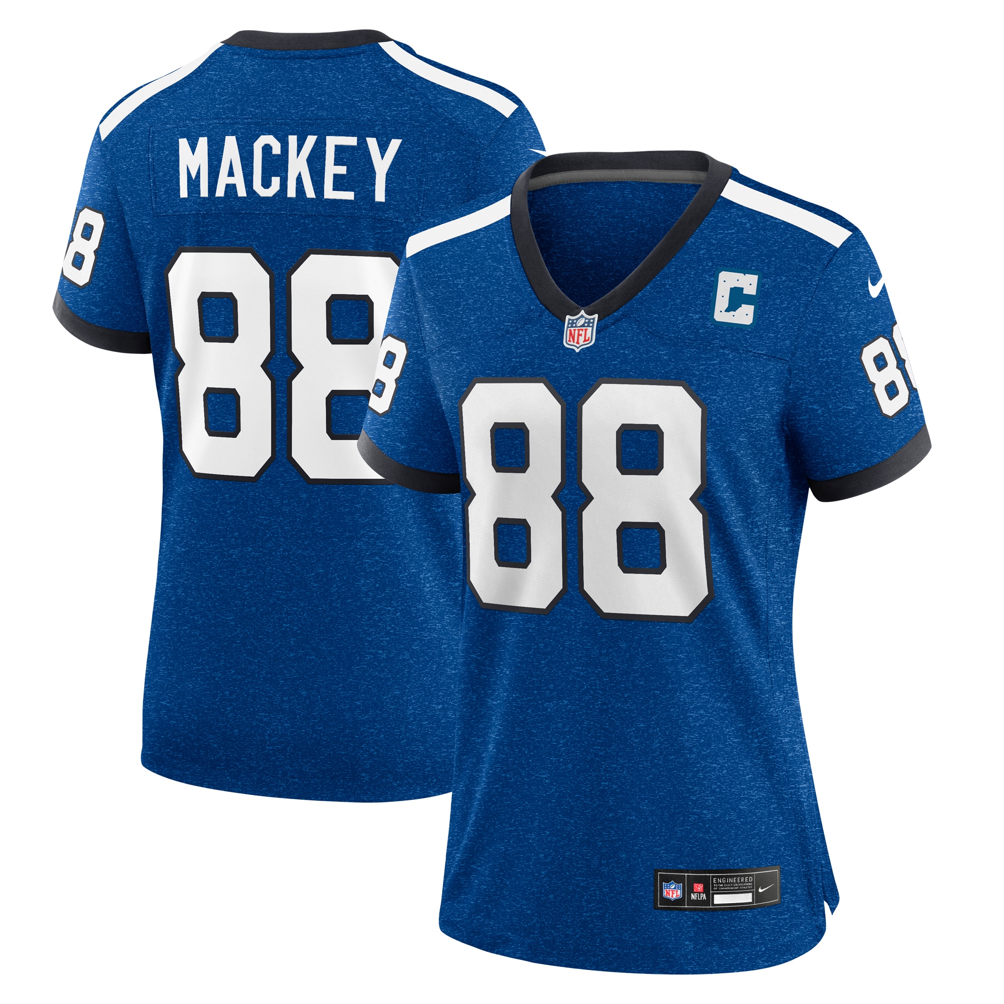 Women's Indianapolis Colts John Mackey Royal Indiana Nights Alternate Game Jersey JS1926 nicesnker