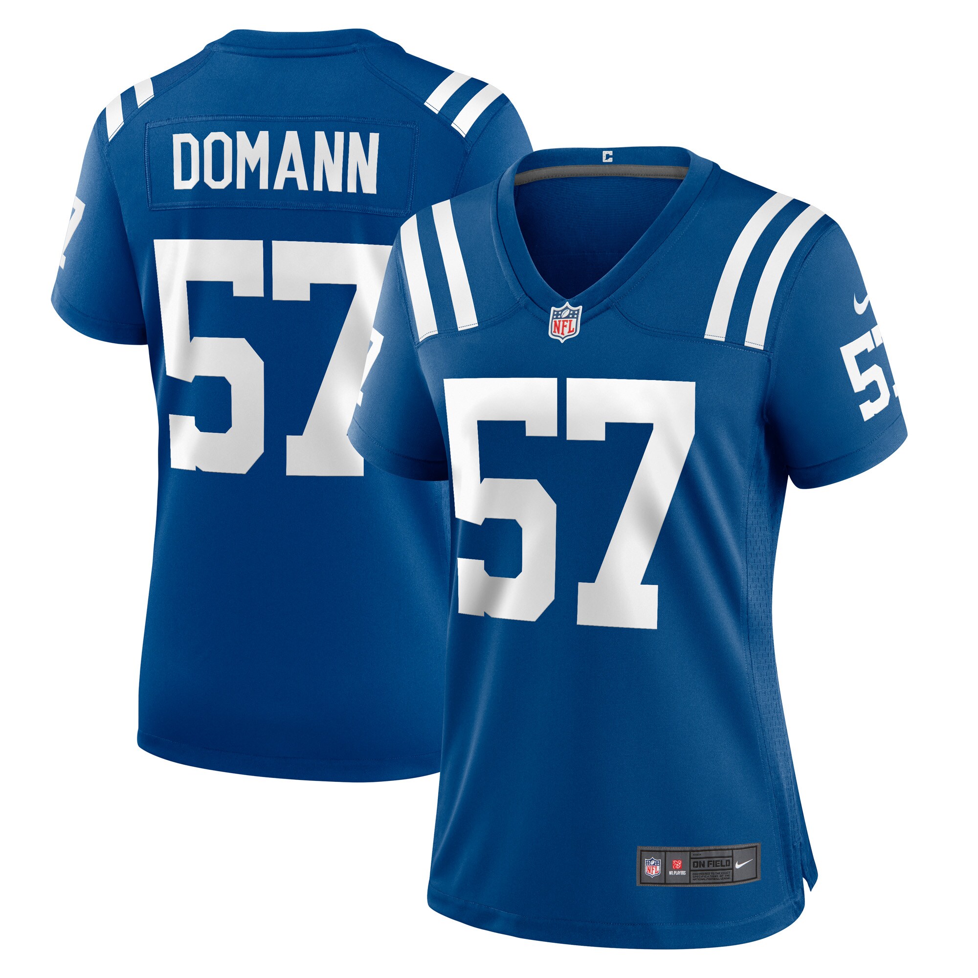 Women's Indianapolis Colts JoJo Domann Royal Game Player Jersey JS3506 nicesnker