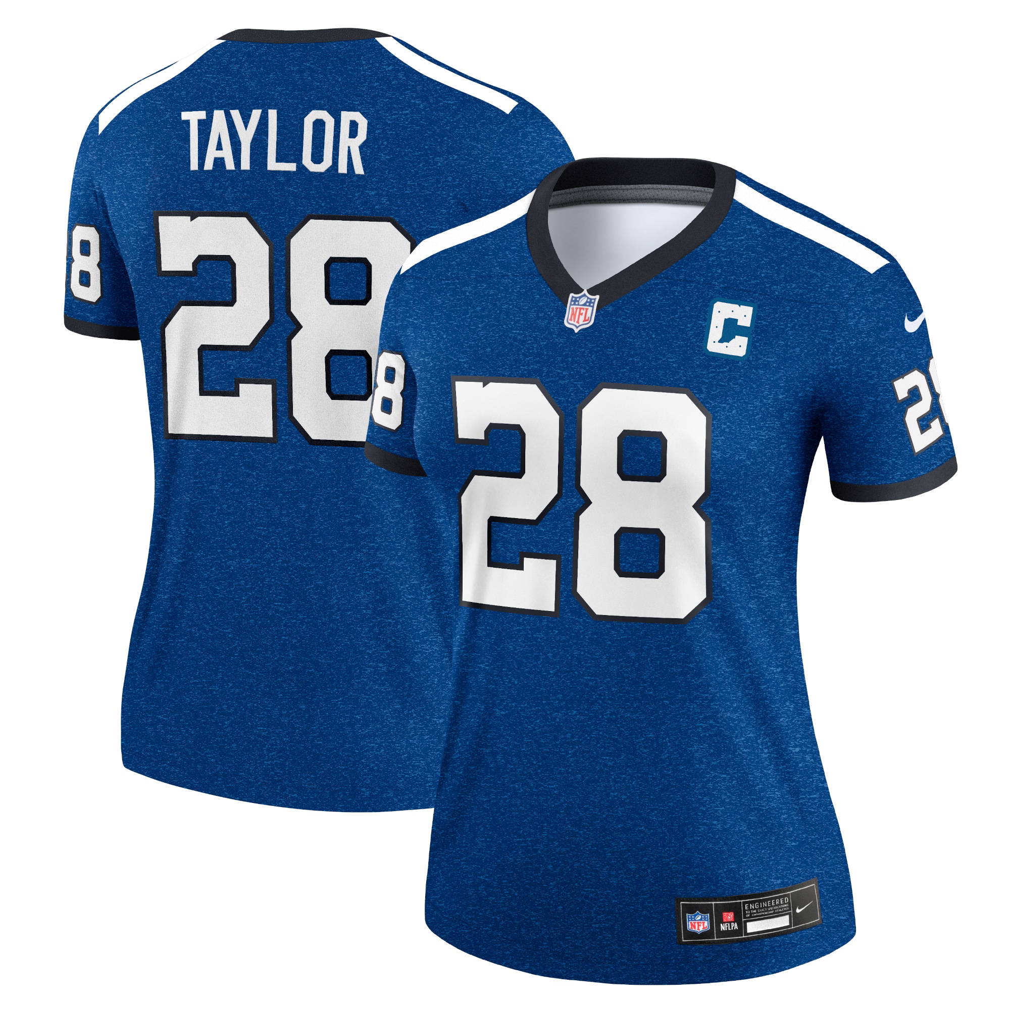 Women's Indianapolis Colts Jonathan Taylor Royal Alternate Legend Player Performance Top JS8523 nicesnker