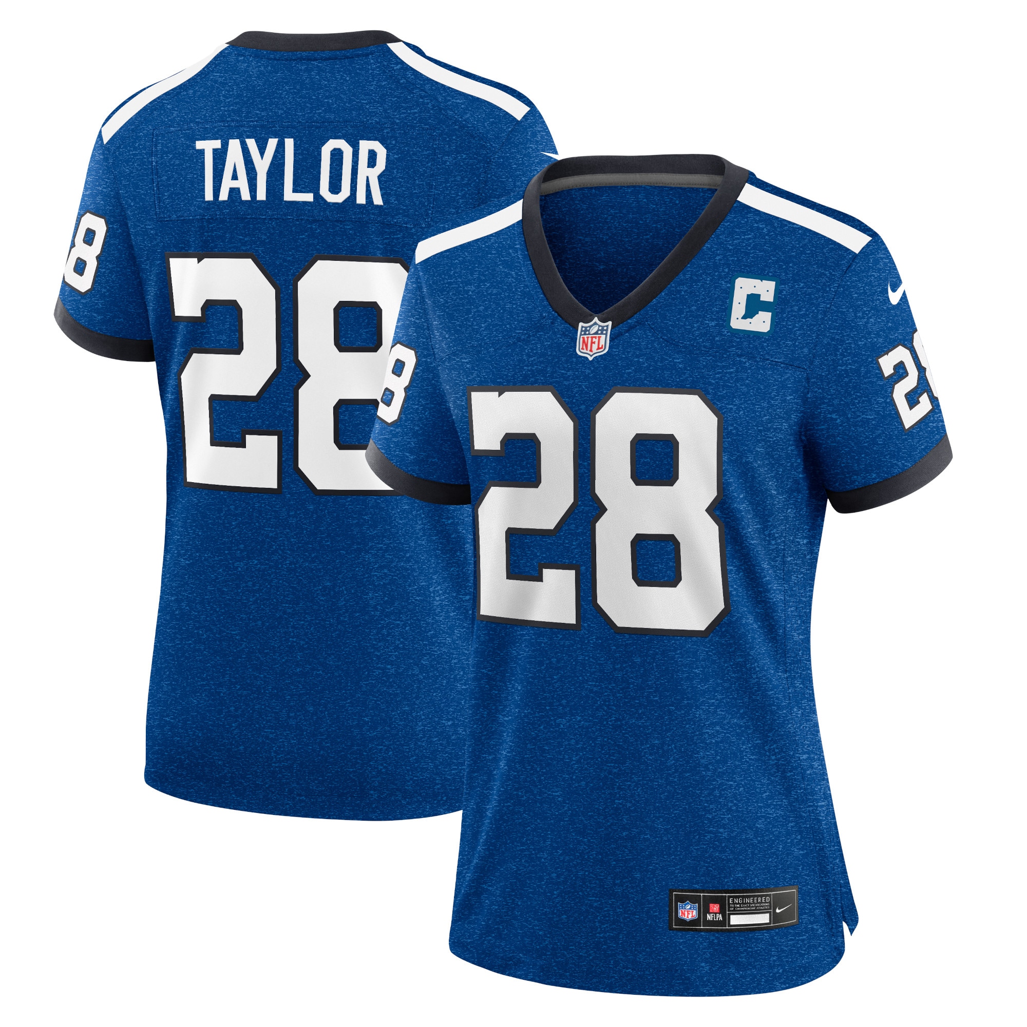Women's Indianapolis Colts Jonathan Taylor Royal Player Jersey JS4911 nicesnker