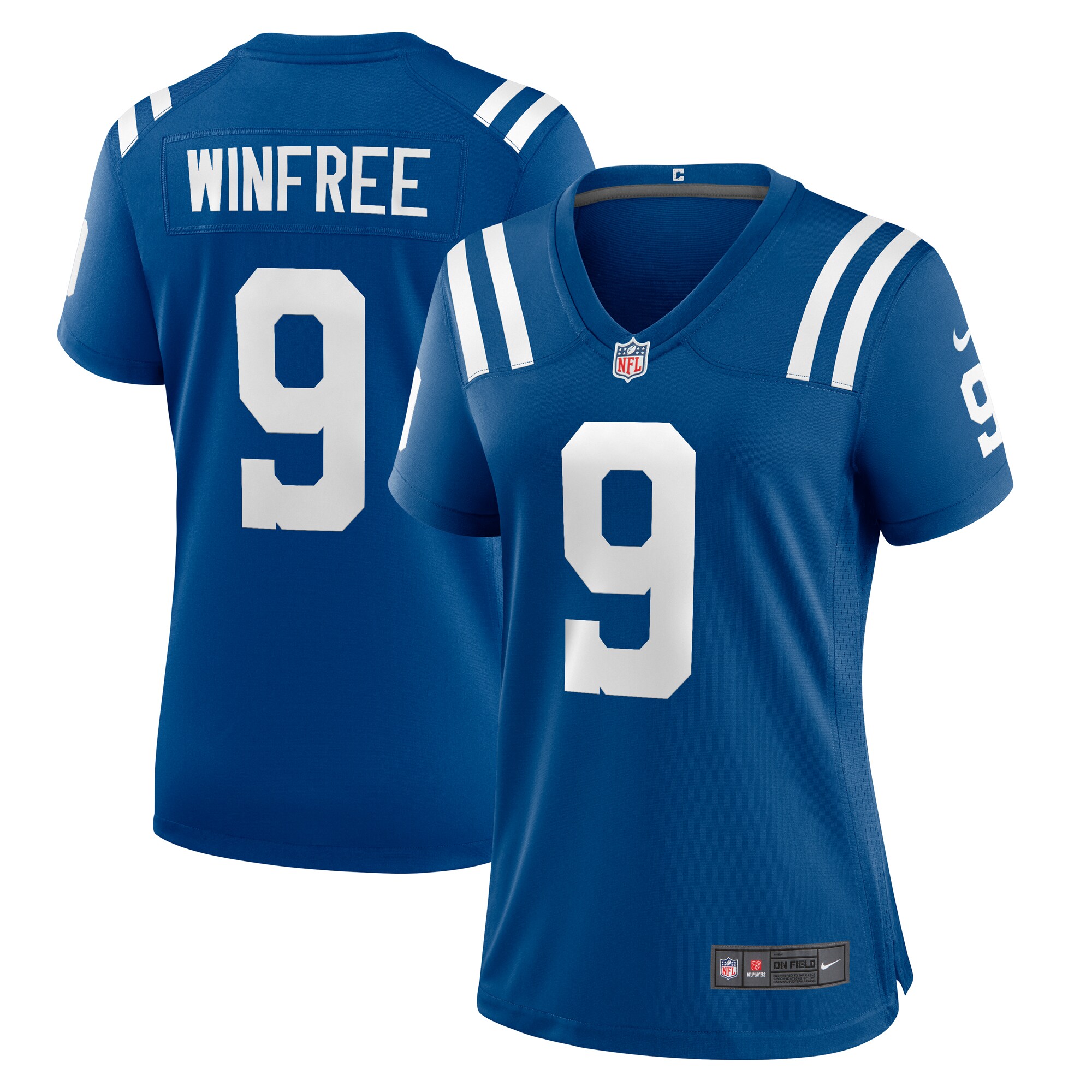 Women's Indianapolis Colts Juwann Winfree Royal Team Game Jersey JS9443 nicesnker