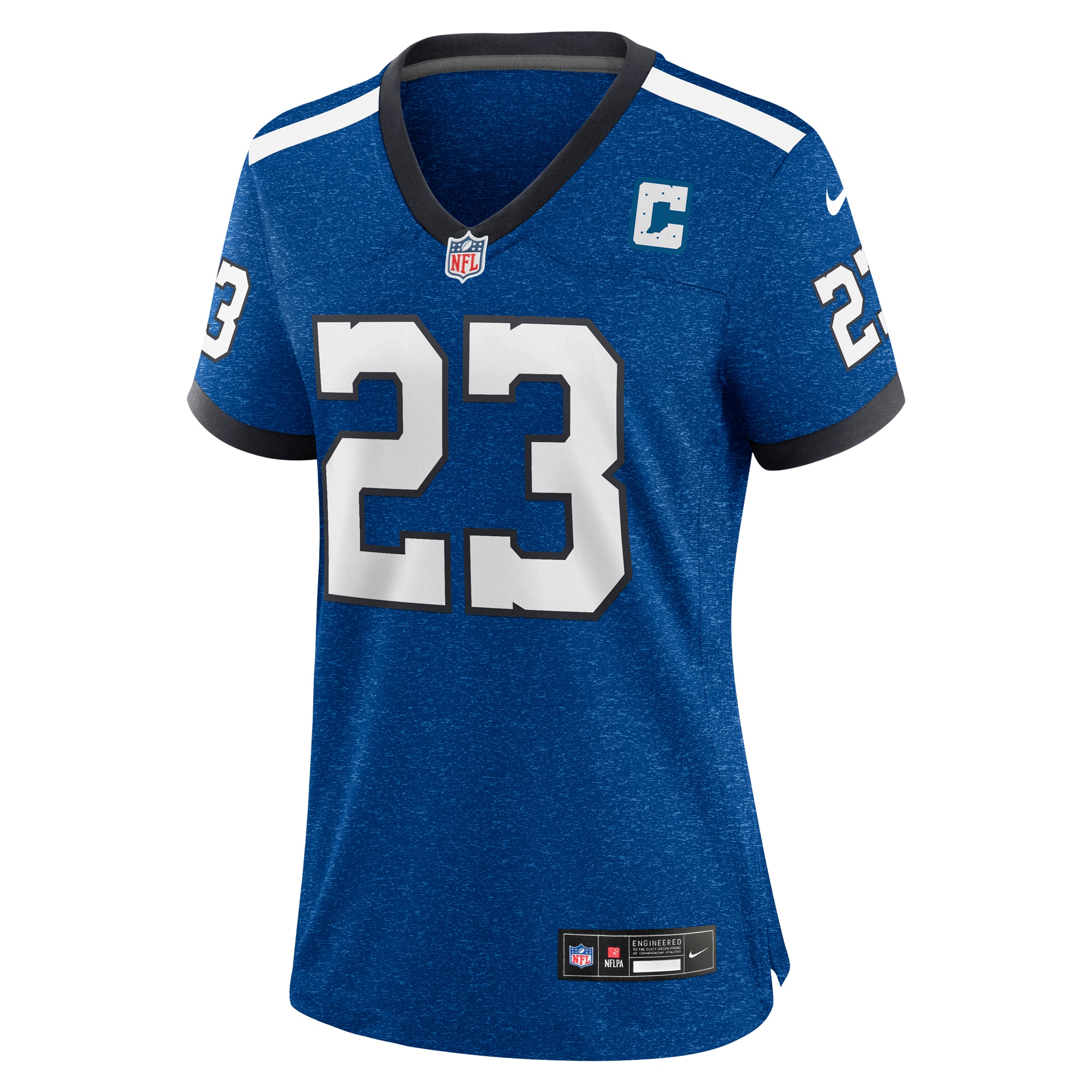Alternative view of Women's Indianapolis Colts Kenny Moore II Royal Indiana Nights Alternate Game Jersey JS1644 nicesnker