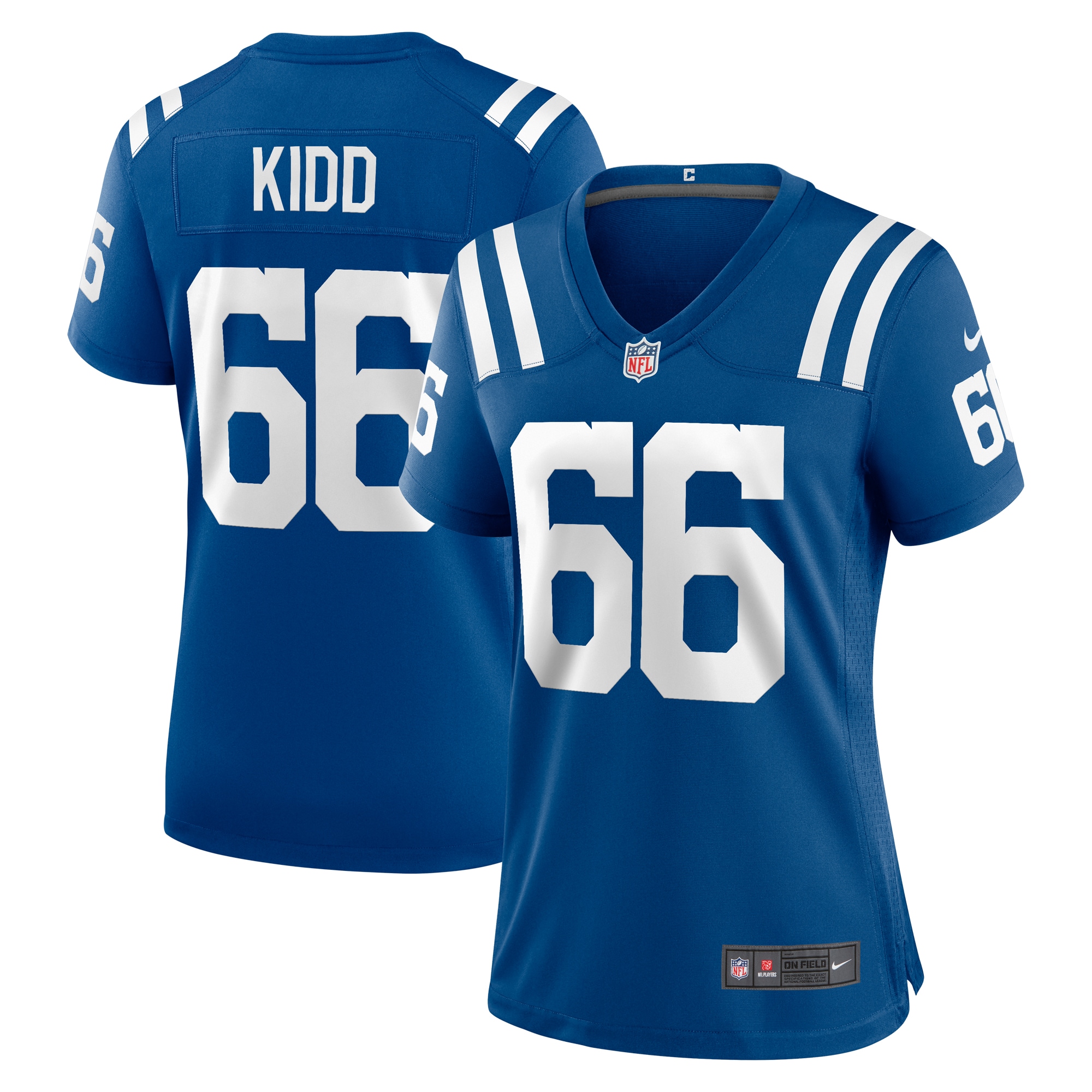 Women's Indianapolis Colts Lewis Kidd Royal Game Jersey JS5147 nicesnker