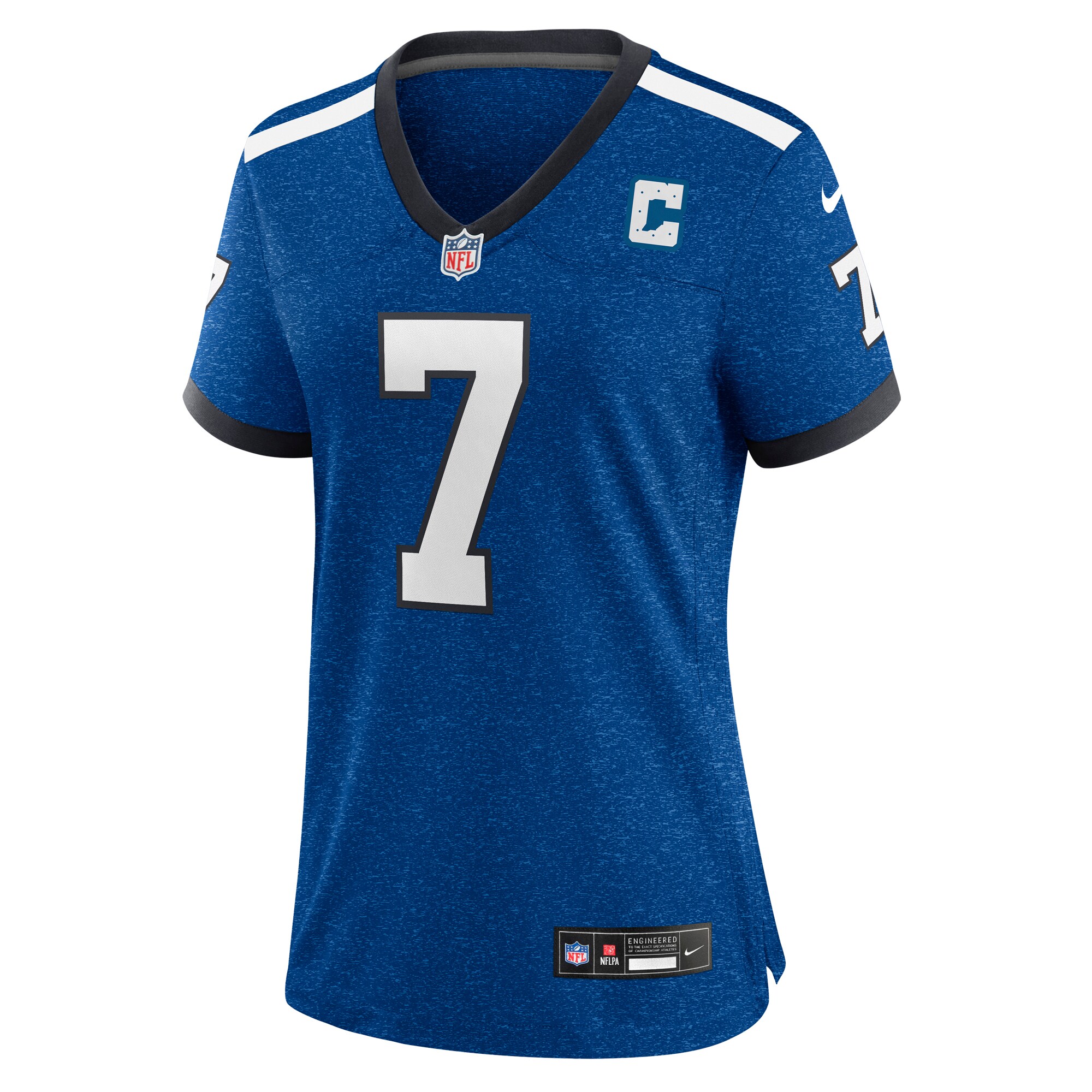 Alternative view of Women's Indianapolis Colts Matt Gay Royal Indiana Nights Alternate Game Jersey JS8574 nicesnker