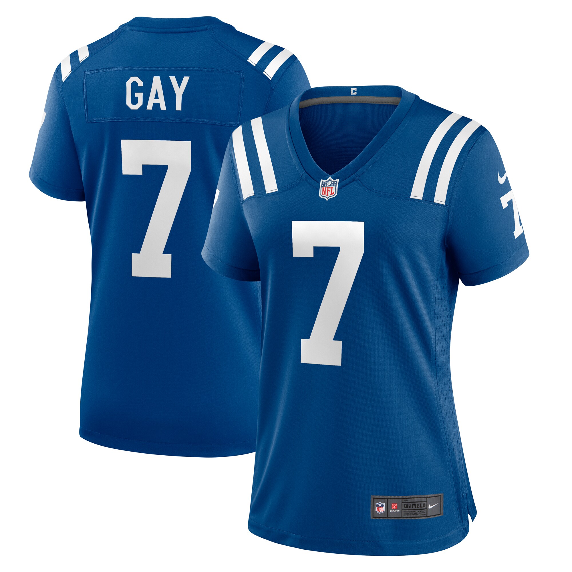 Women's Indianapolis Colts Matt Gay Royal Team Game Jersey JS5725 nicesnker