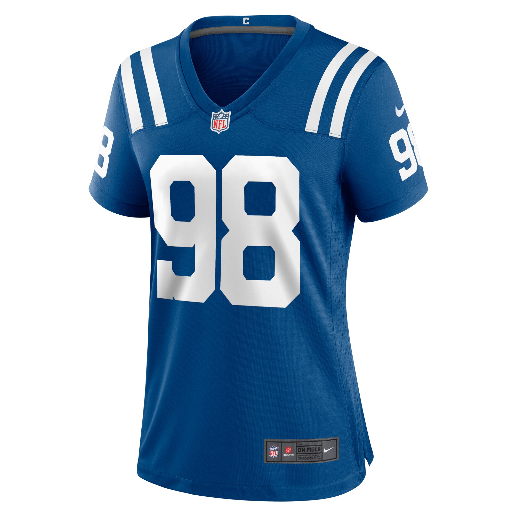 Alternative view of Women's Indianapolis Colts McTelvin Agim Royal Team Game Jersey JS3518 nicesnker