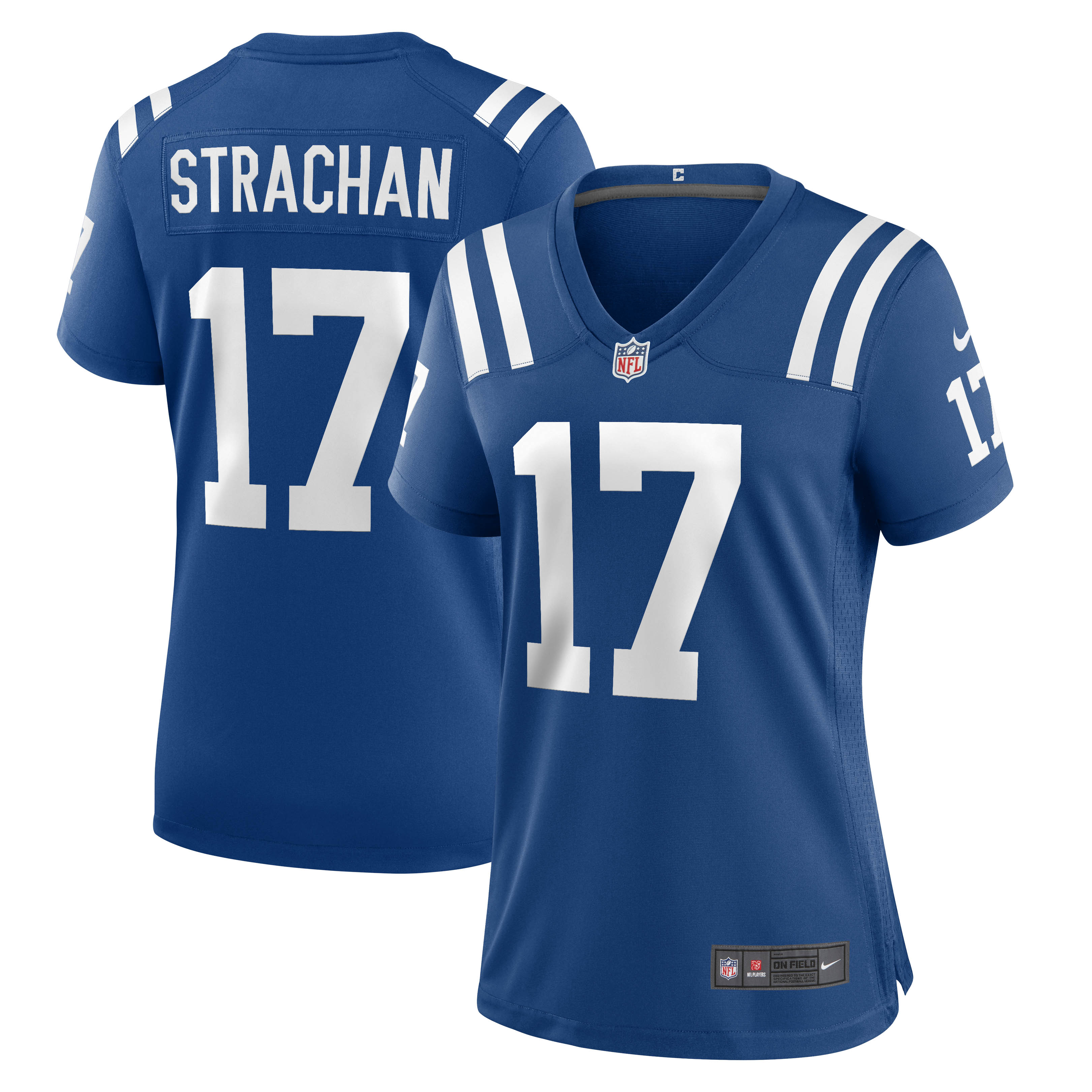 Women's Indianapolis Colts Mike Strachan Royal Game Jersey JS1888 nicesnker