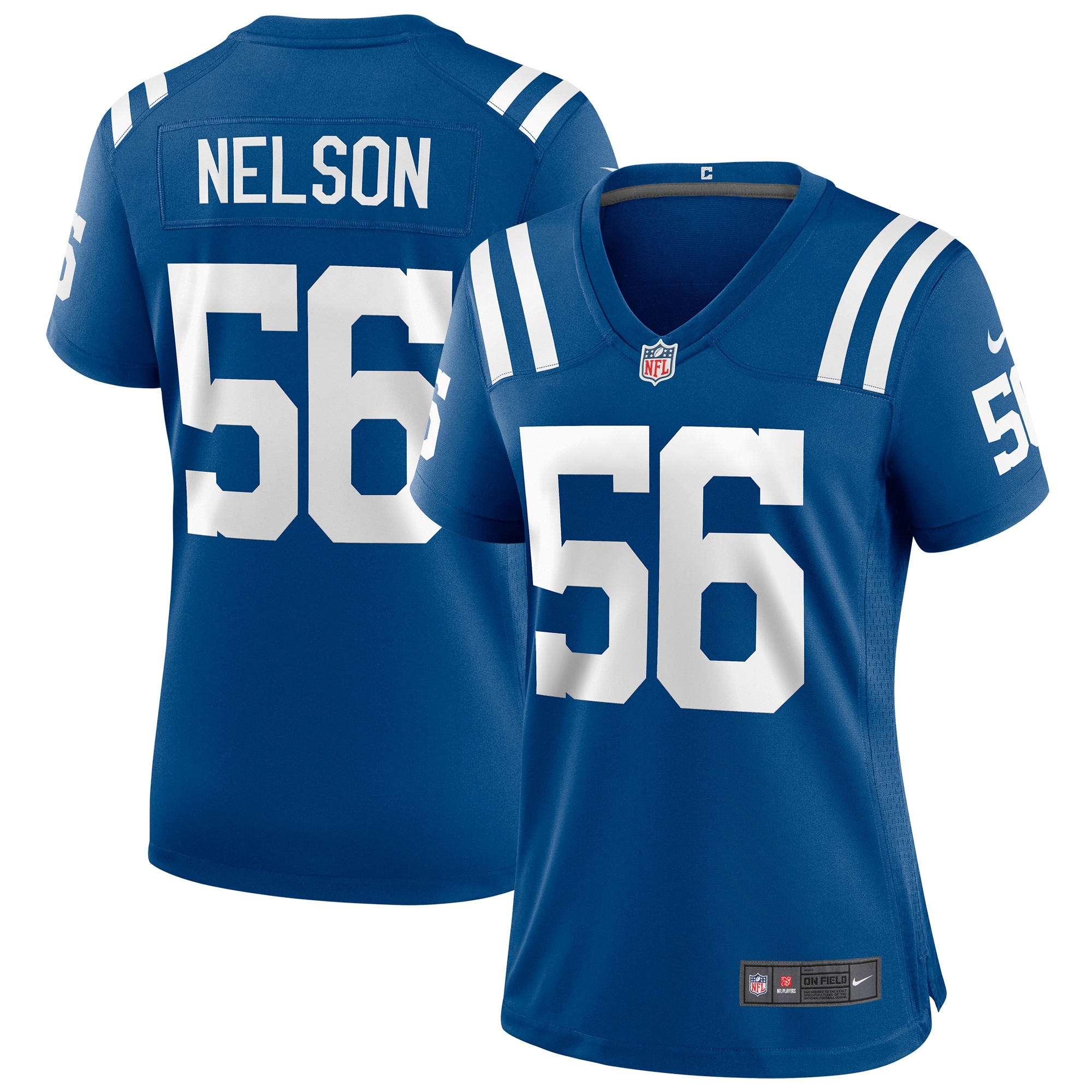 Women's Indianapolis Colts Quenton Nelson Royal Player Game Jersey JS6887 nicesnker