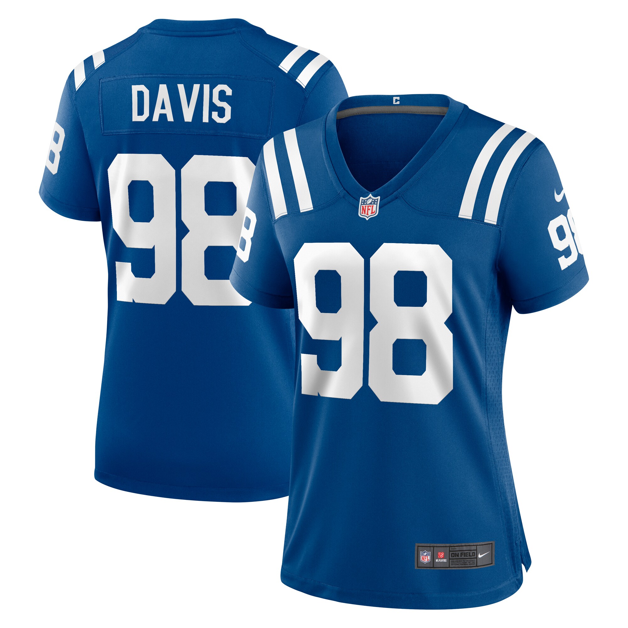 Women's Indianapolis Colts Raekwon Davis Royal Game Jersey JS2798 nicesnker