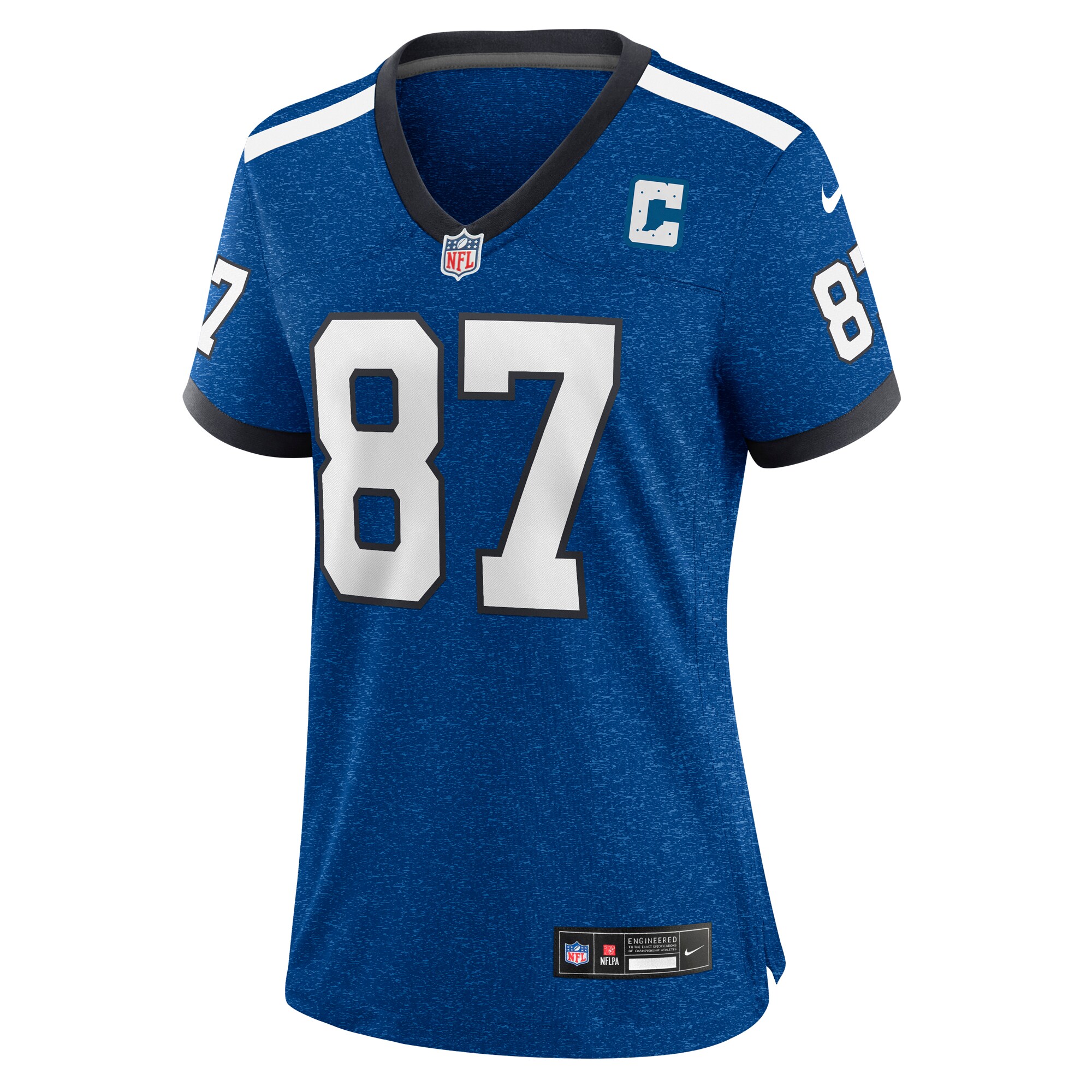 Alternative view of Women's Indianapolis Colts Reggie Wayne Royal Indiana Nights Alternate Game Jersey JS9675 nicesnker