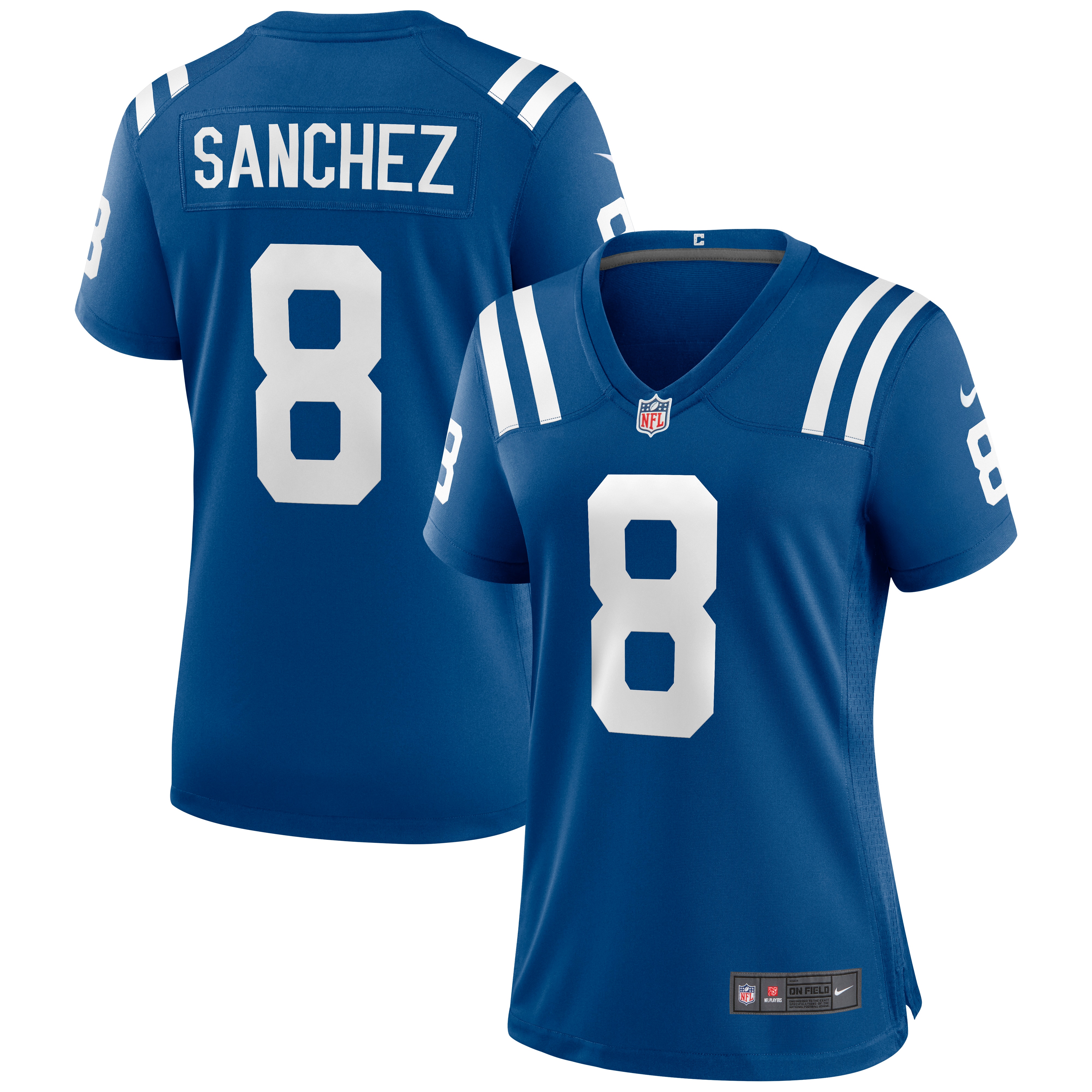 Women's Indianapolis Colts Rigoberto Sanchez Royal Game Jersey JS7510 nicesnker
