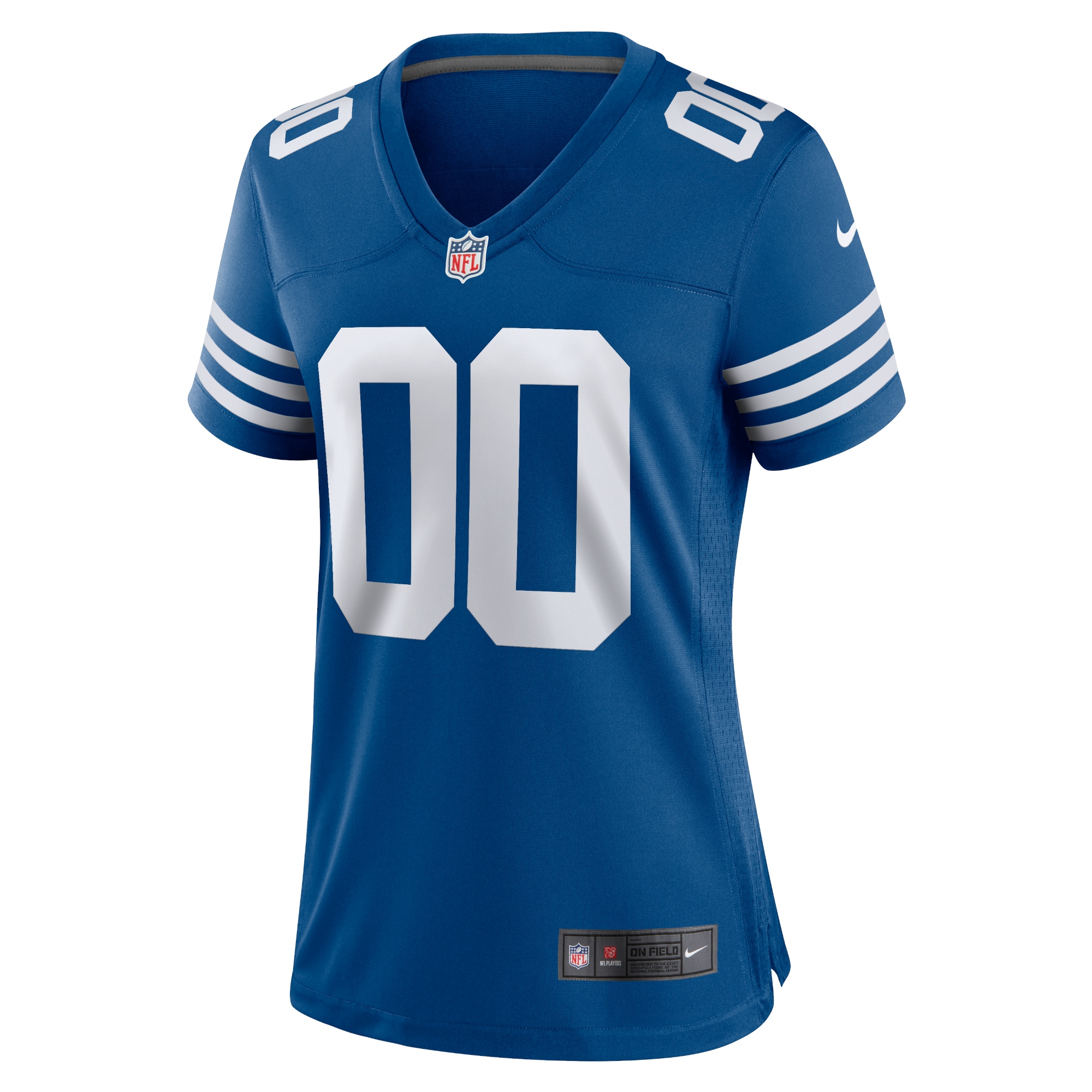 Alternative view of Women's Indianapolis Colts Royal Alternate Custom Jersey JS3588 nicesnker