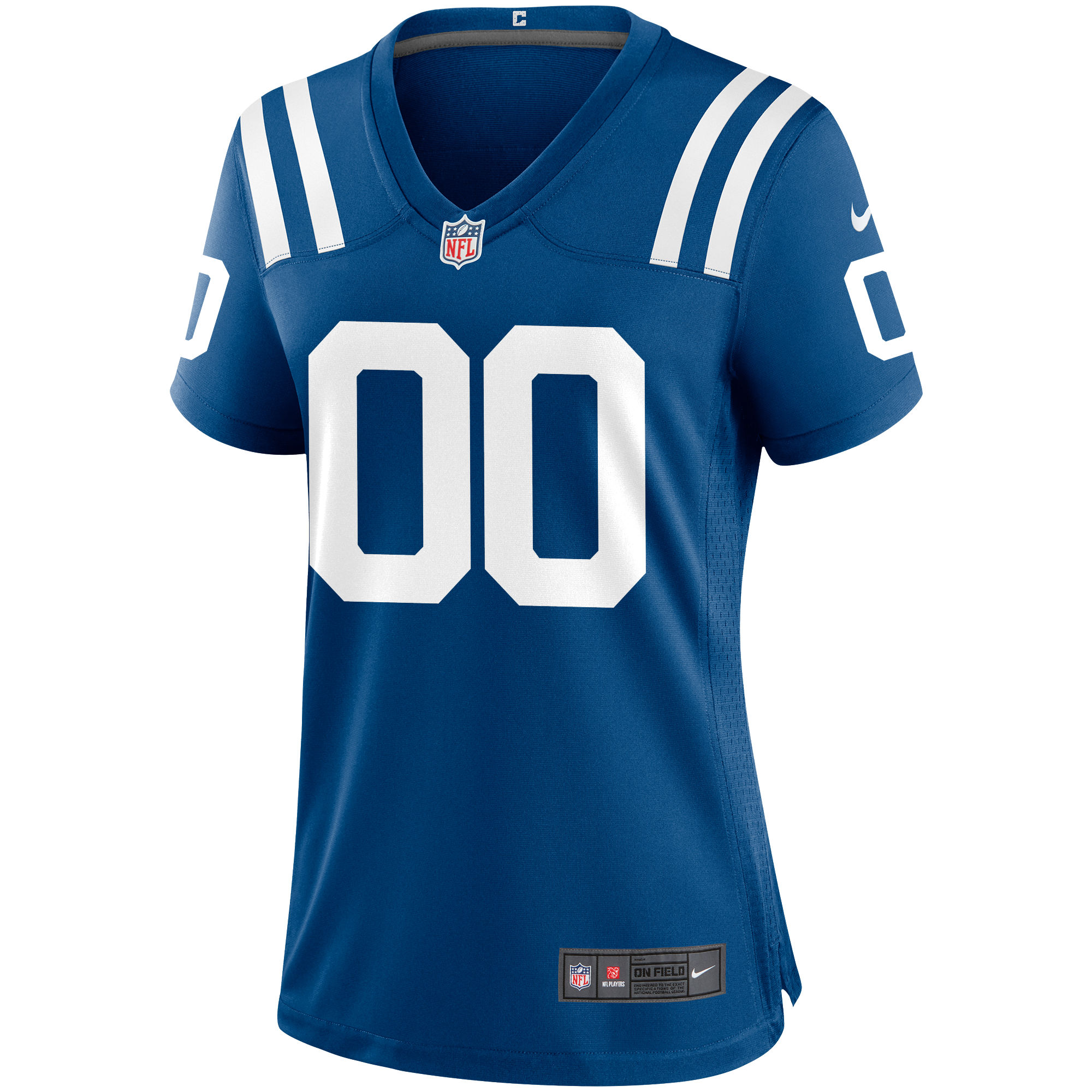 Alternative view of Women's Indianapolis Colts Royal Custom Game Jersey JS1145 nicesnker