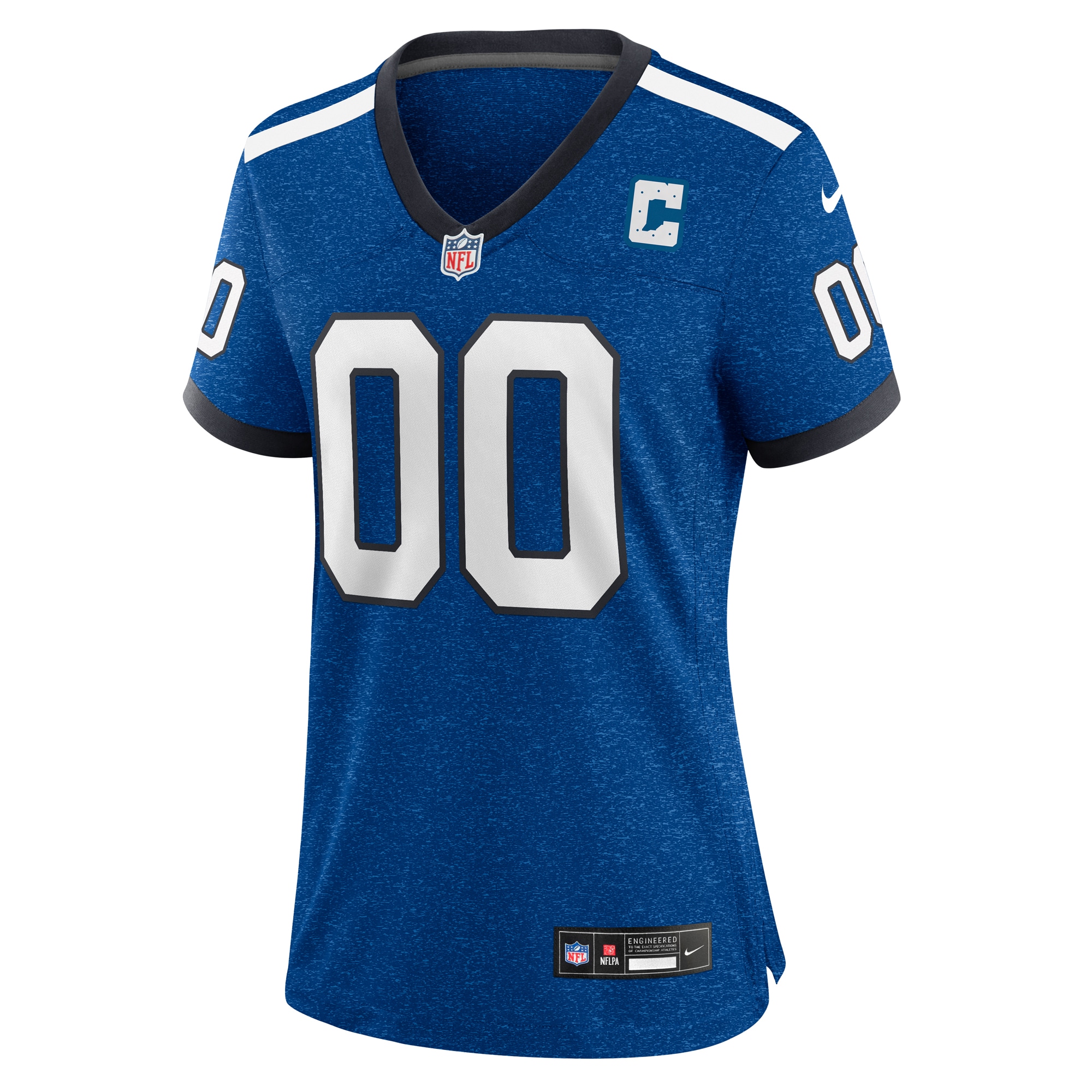 Alternative view of Women's Indianapolis Colts Royal Indiana Nights Alternate Custom Game Jersey JS8406 nicesnker