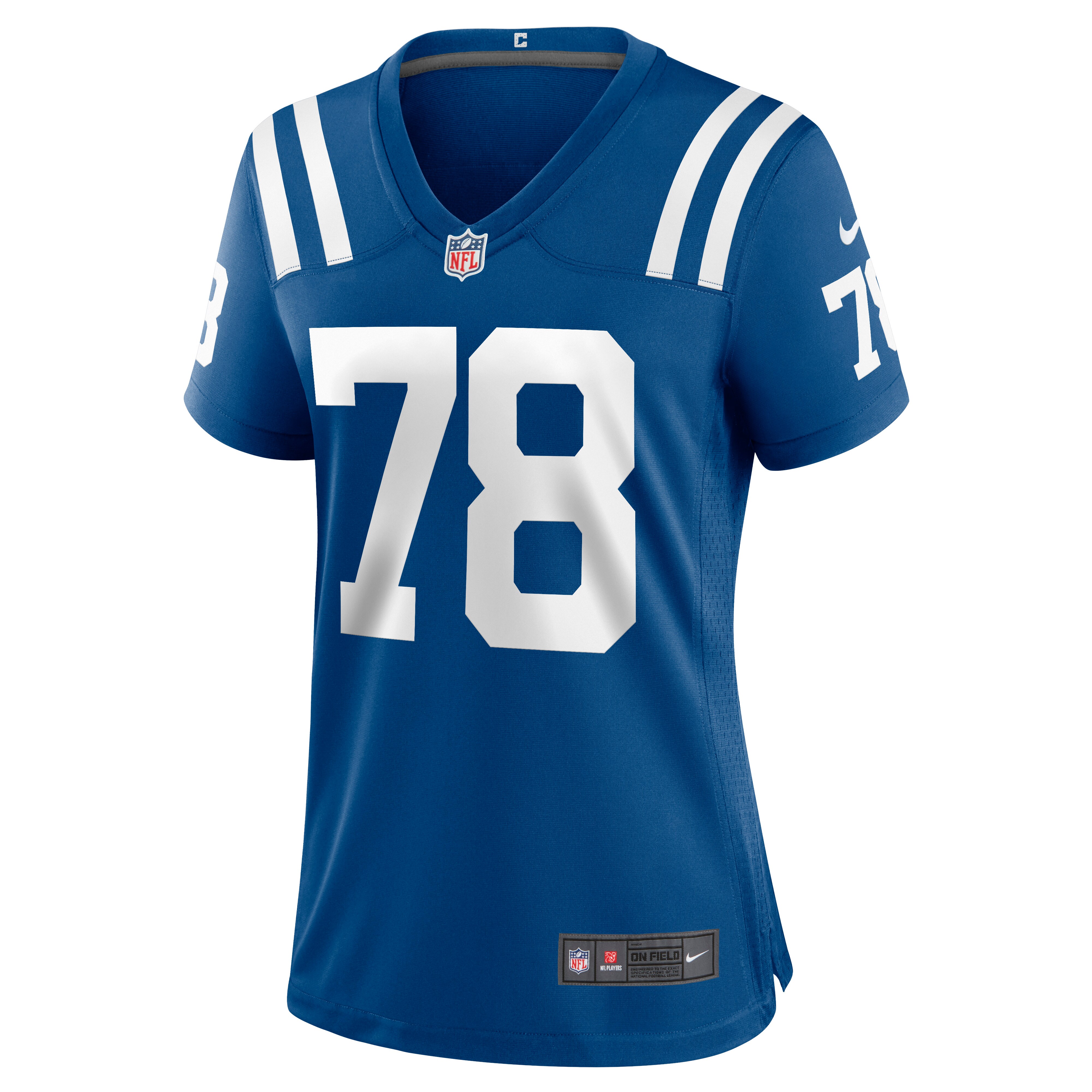 Alternative view of Women's Indianapolis Colts Ryan Kelly Royal Game Jersey JS2589 nicesnker