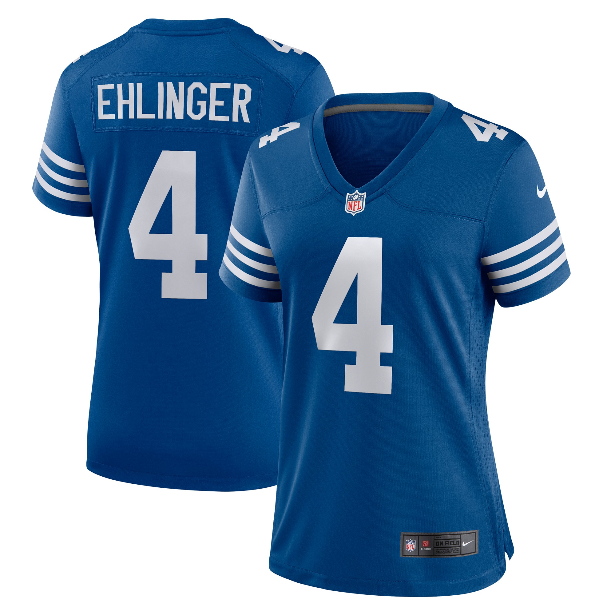 Women's Indianapolis Colts Sam Ehlinger Blue Game Player Jersey JS9631 nicesnker