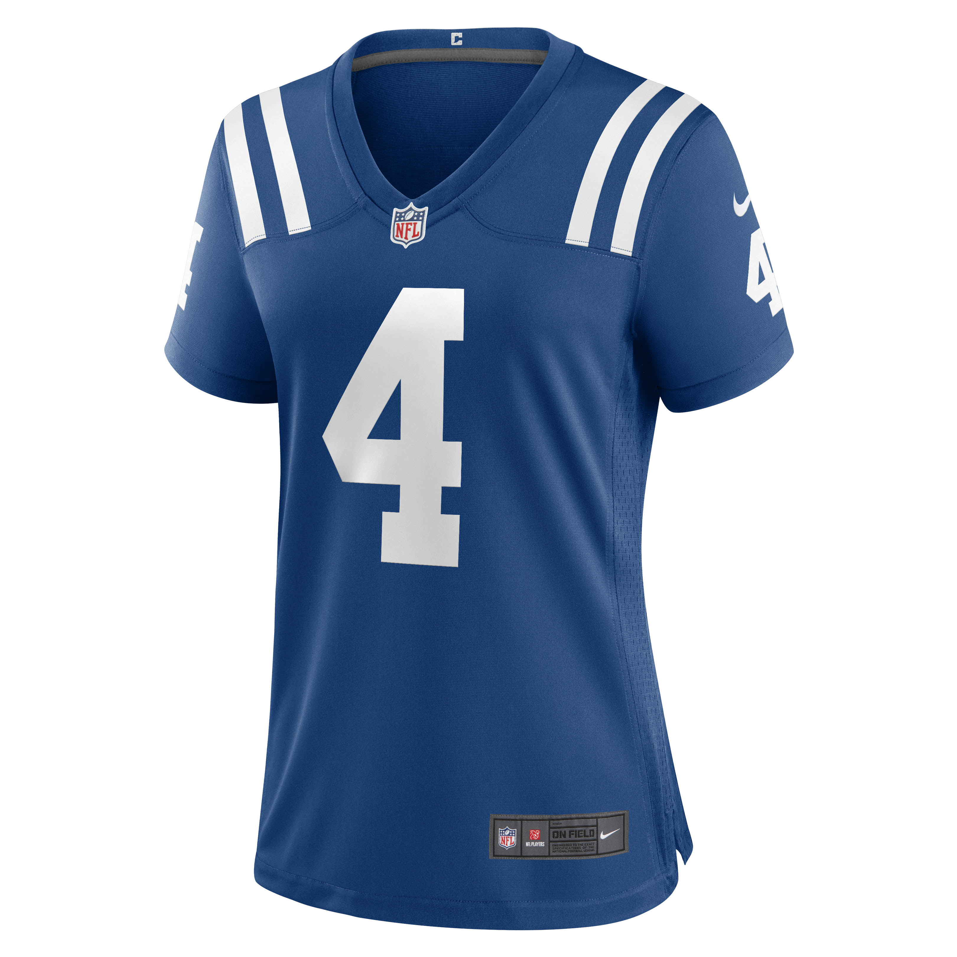 Alternative view of Women's Indianapolis Colts Sam Ehlinger Royal Game Jersey JS6504 nicesnker