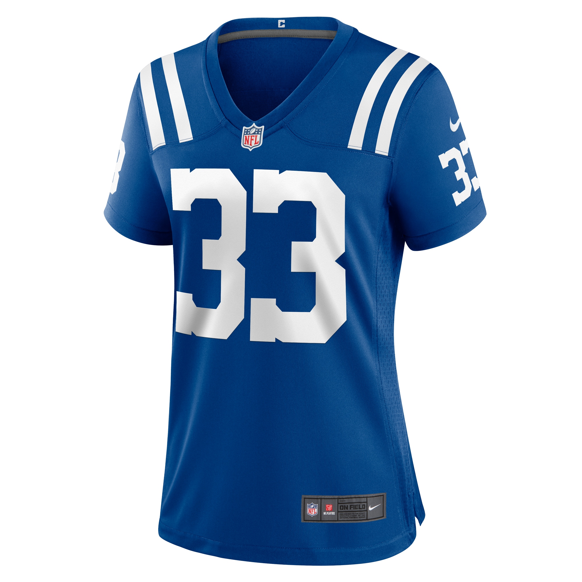 Alternative view of Women's Indianapolis Colts Samuel Womack III Royal Game Jersey JS8899 nicesnker