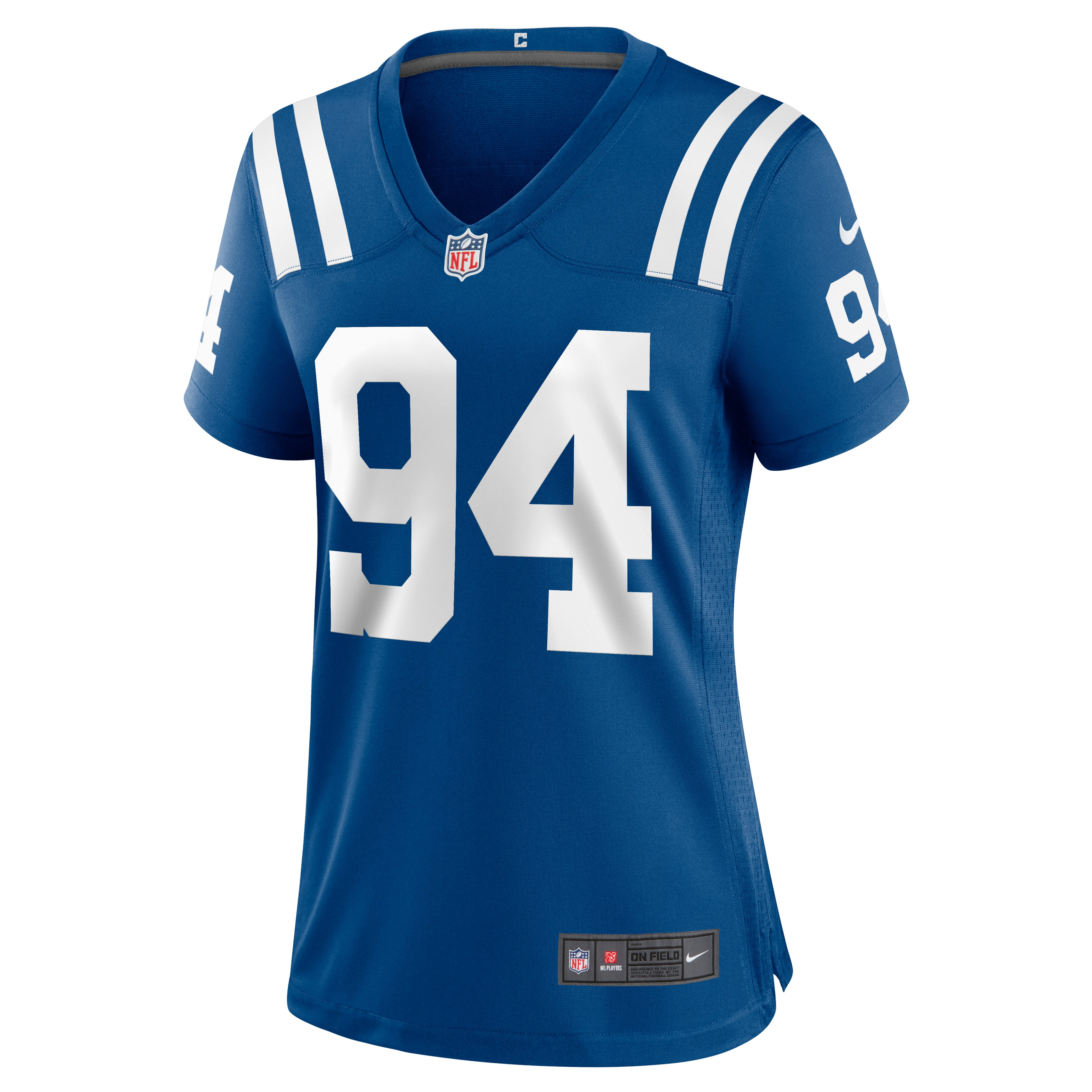 Alternative view of Women's Indianapolis Colts Tyquan Lewis Royal Game Jersey JS8397 nicesnker