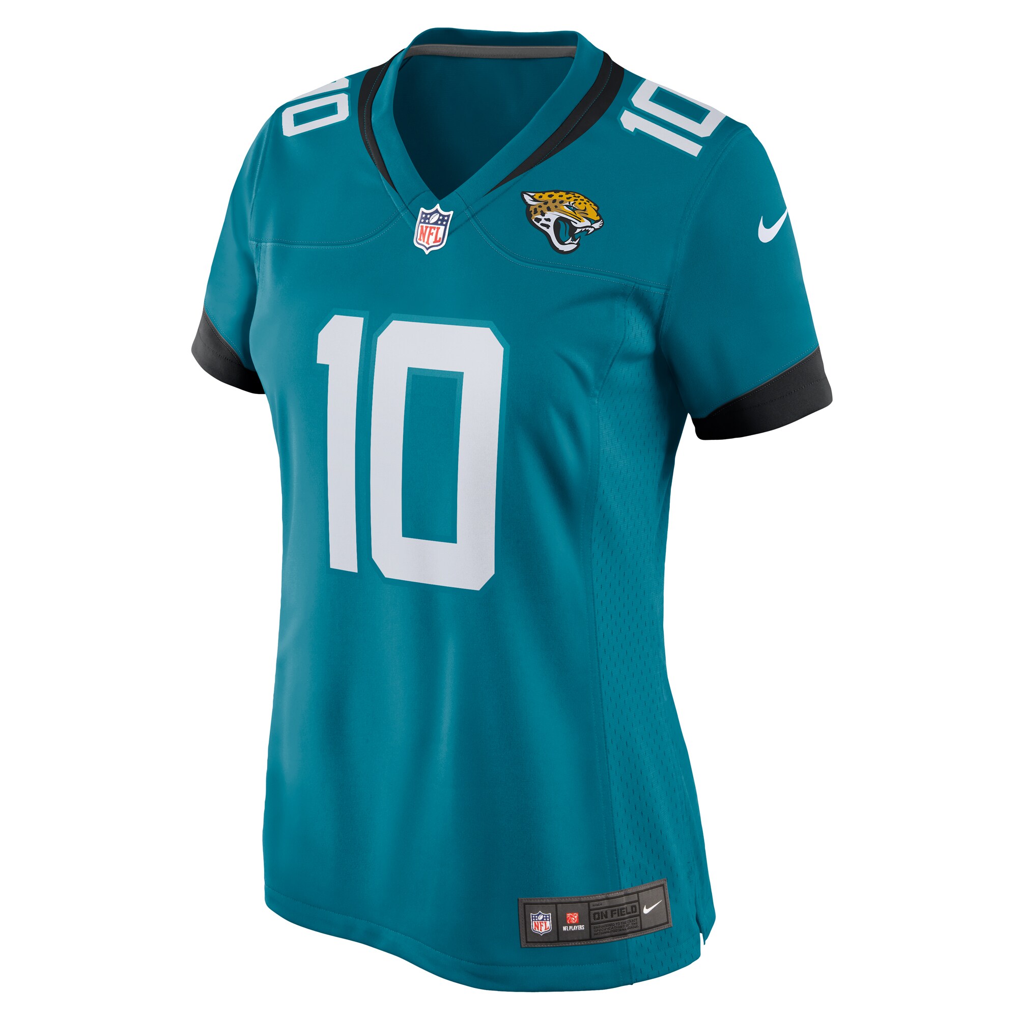 Alternative view of Women's Jacksonville Jaguars Brandon McManus Teal Team Game Jersey JS6346 nicesnker