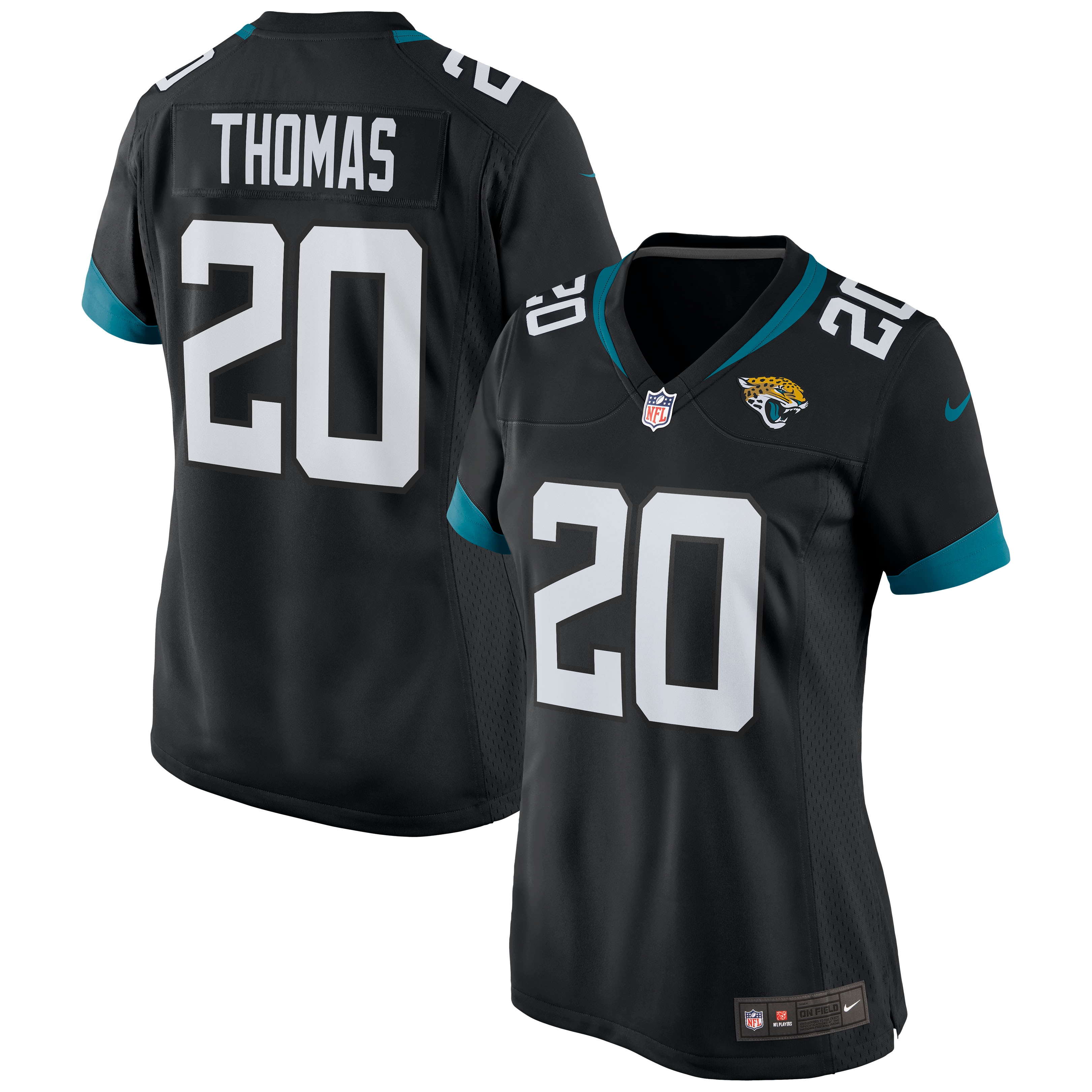 Women's Jacksonville Jaguars Daniel Thomas Black Game Jersey JS7710 nicesnker