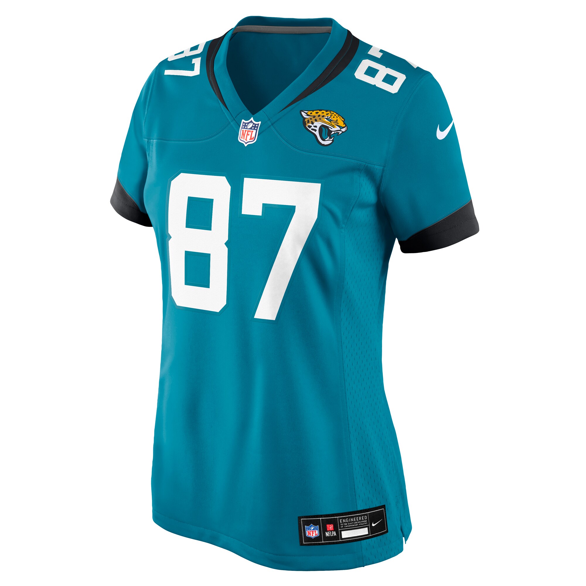 Alternative view of Women's Jacksonville Jaguars Josh Reynolds Teal Team Game Jersey JS5574 nicesnker