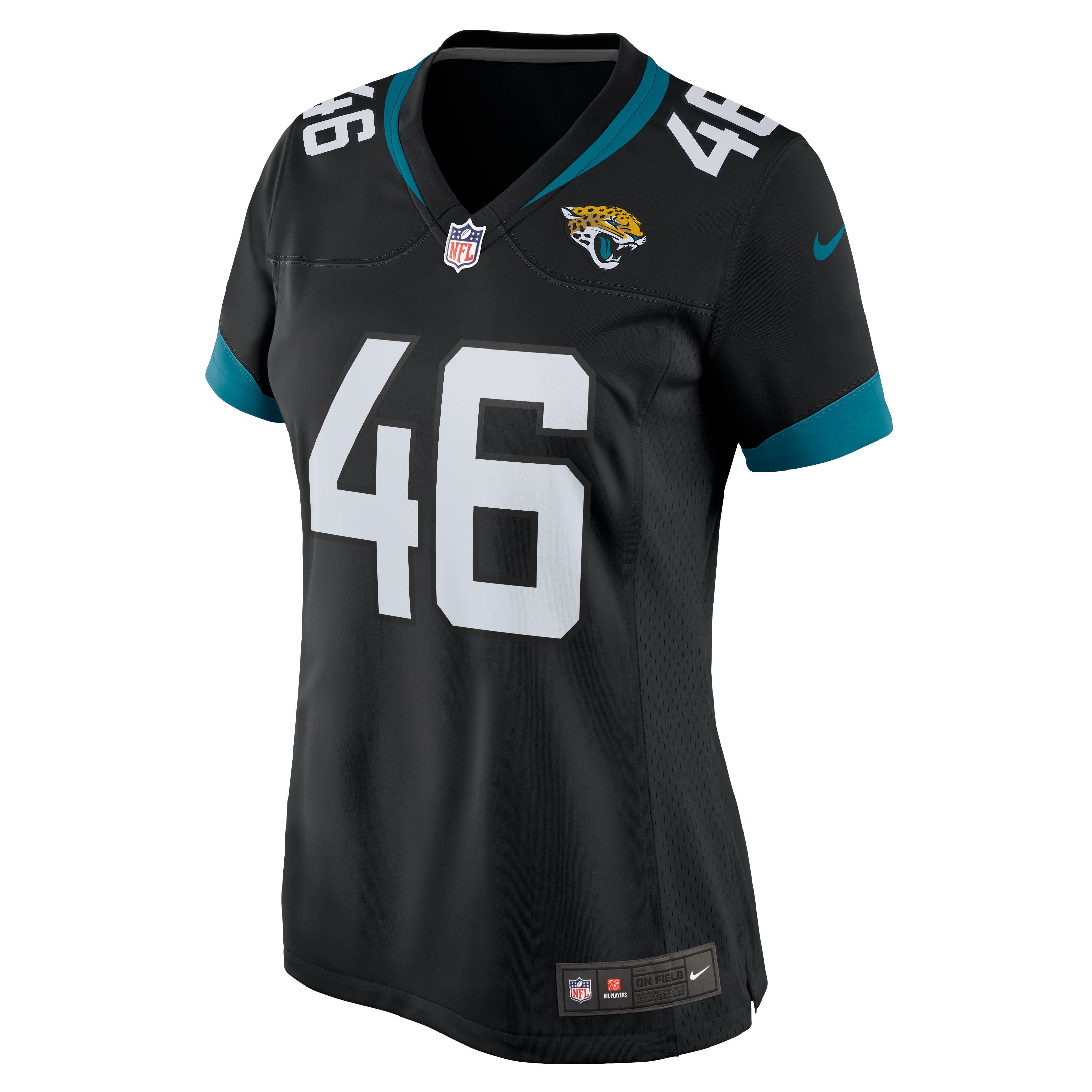 Alternative view of Women's Jacksonville Jaguars Ross Matiscik Black Game Jersey JS5061 nicesnker