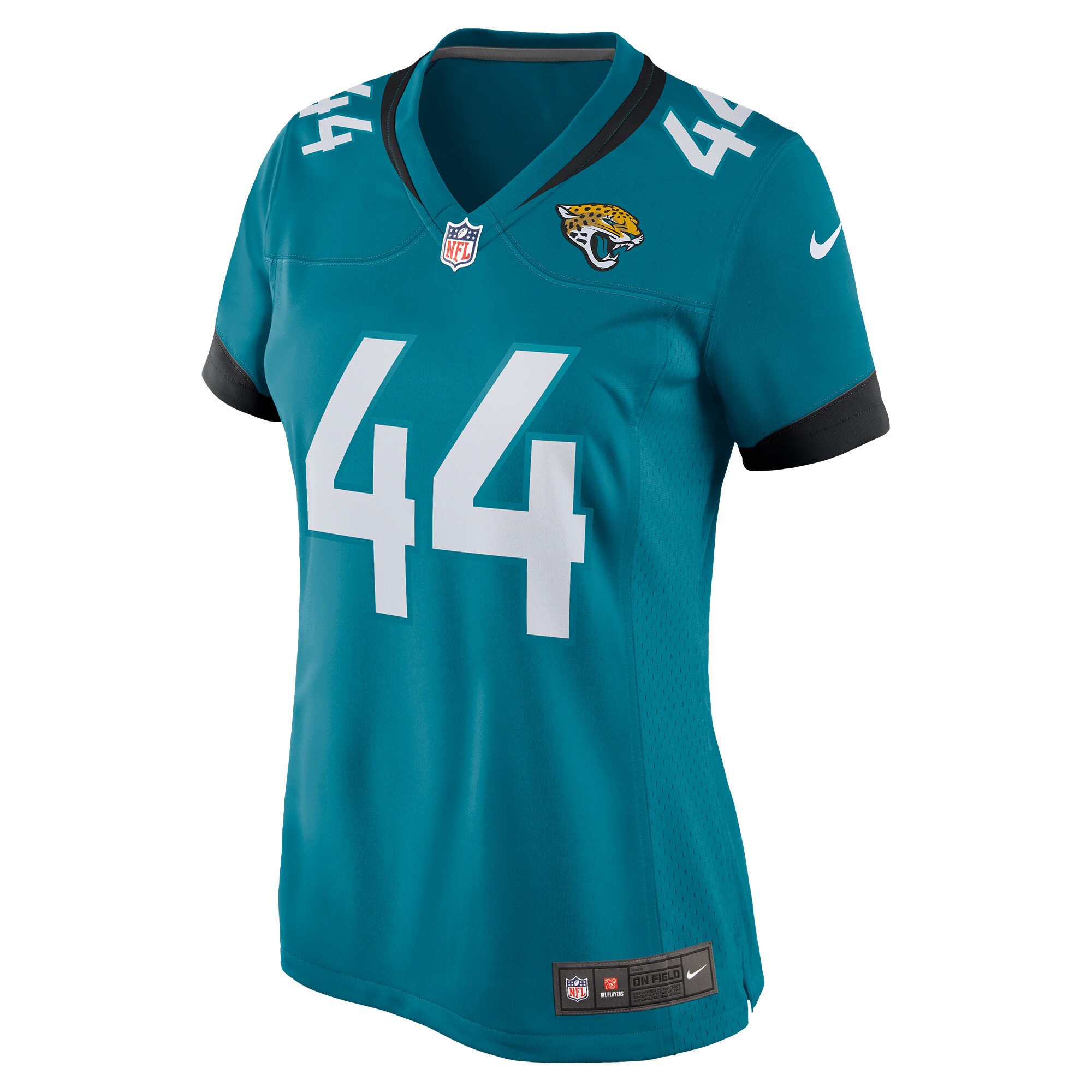 Alternative view of Women's Jacksonville Jaguars Travon Walker Teal Player Jersey JS9086 nicesnker