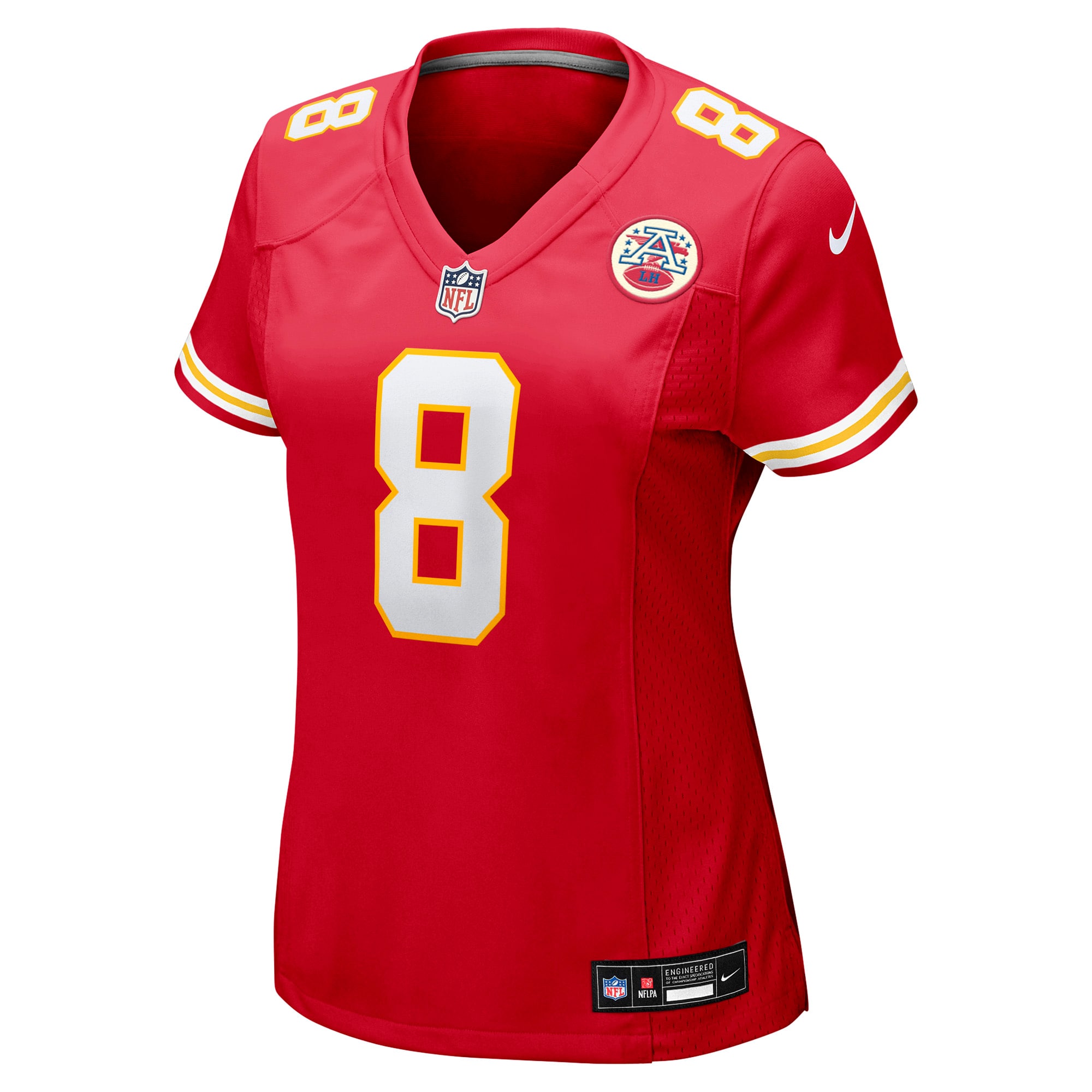 Alternative view of Women's Kansas City Chiefs DeAndre Hopkins Red Player Game Jersey JS2685 nicesnker
