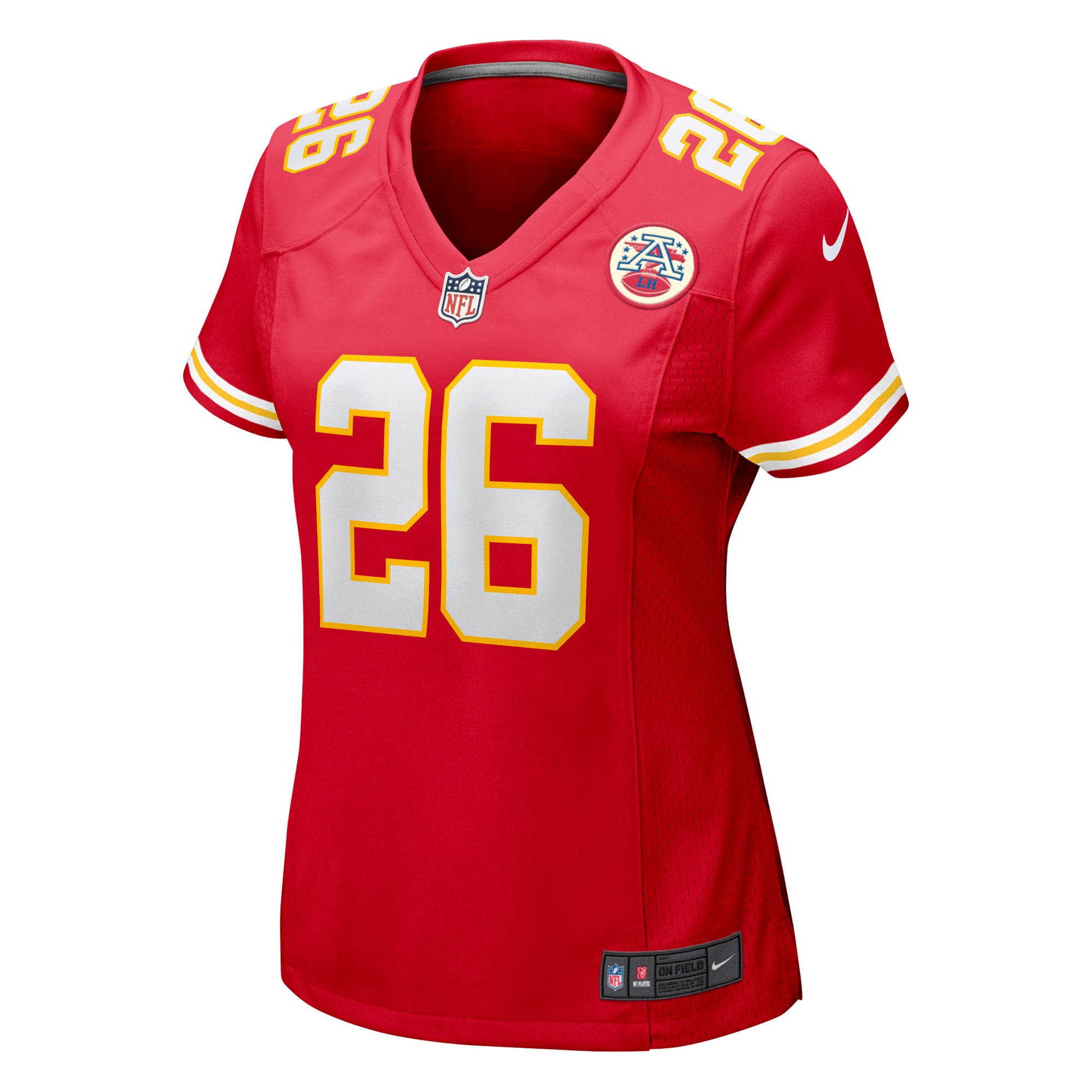 Alternative view of Women's Kansas City Chiefs Deon Bush Red Game Player Jersey JS8705 nicesnker