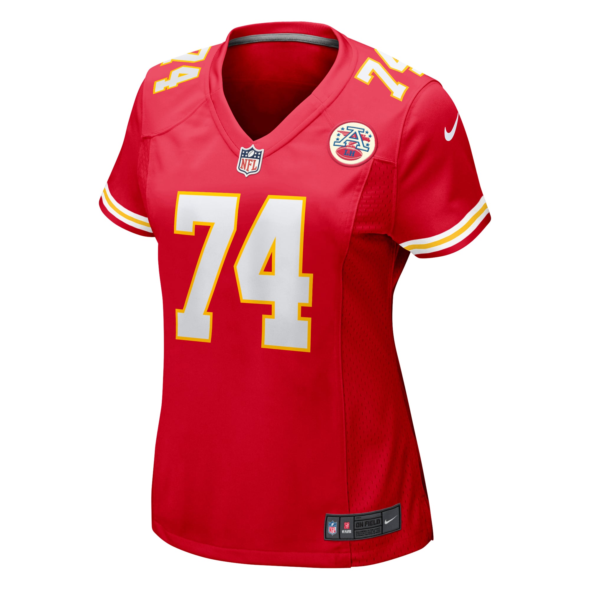 Alternative view of Women's Kansas City Chiefs Jawaan Taylor Red Game Player Jersey JS7563 nicesnker