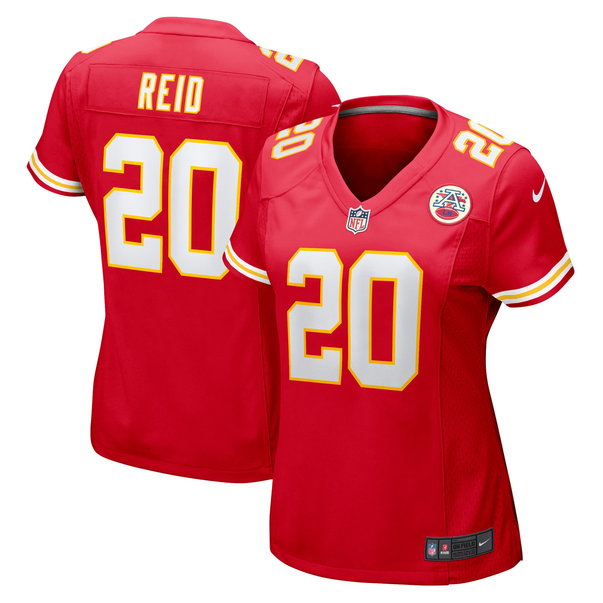 Women's Kansas City Chiefs Justin Reid Red Game Jersey JS9263 nicesnker