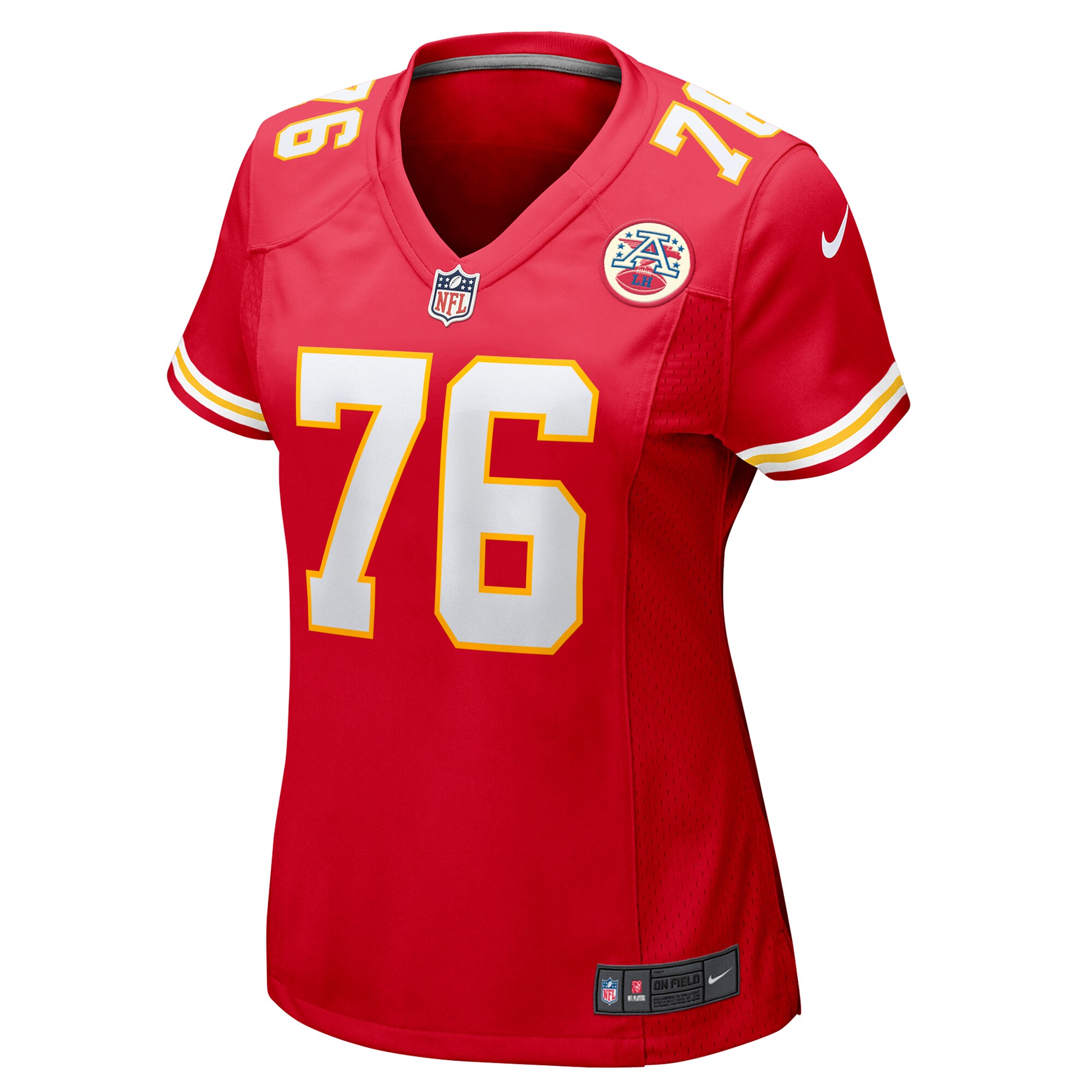 Alternative view of Women's Kansas City Chiefs Kingsley Suamataia Red Game Jersey JS4723 nicesnker